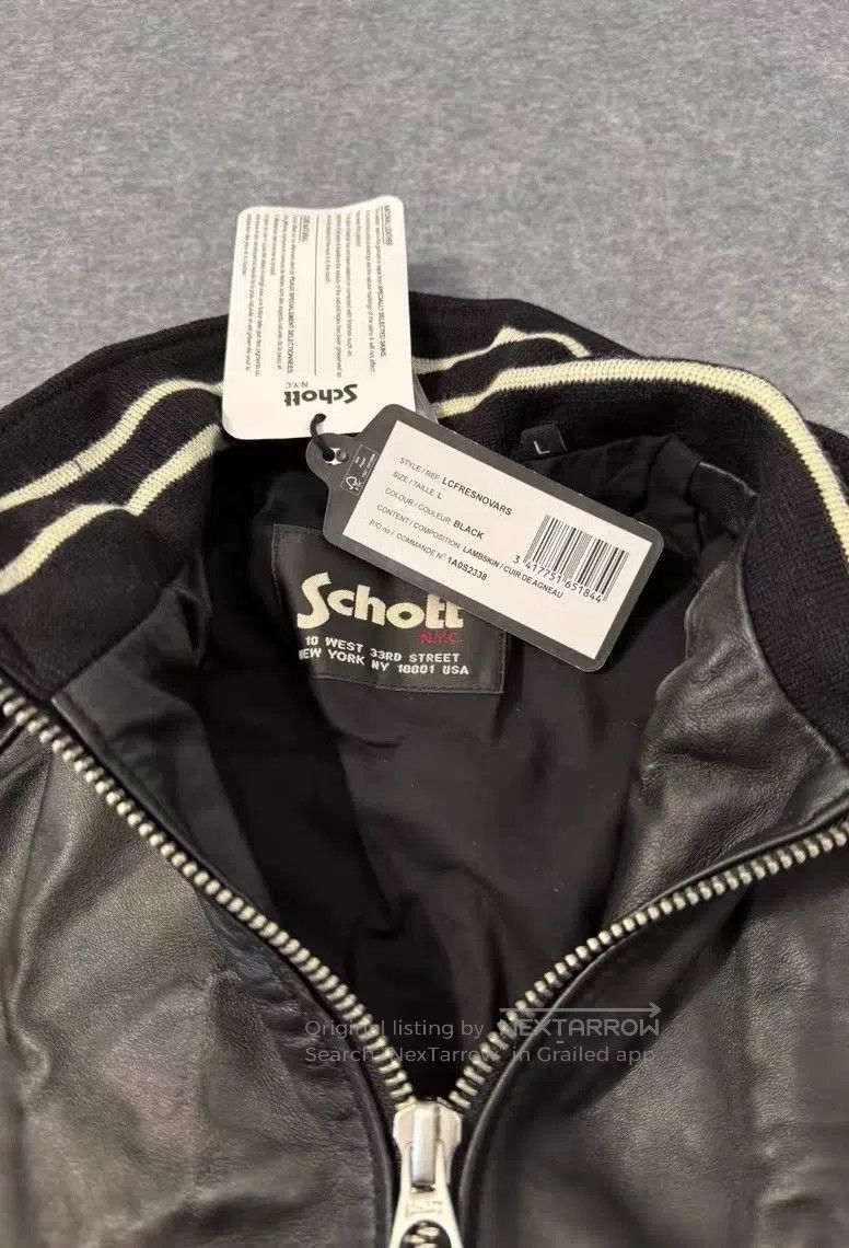Schott Schott Lambskin baseball jacket Size US L / EU 52-54 / 3 - 2 Thumbnail