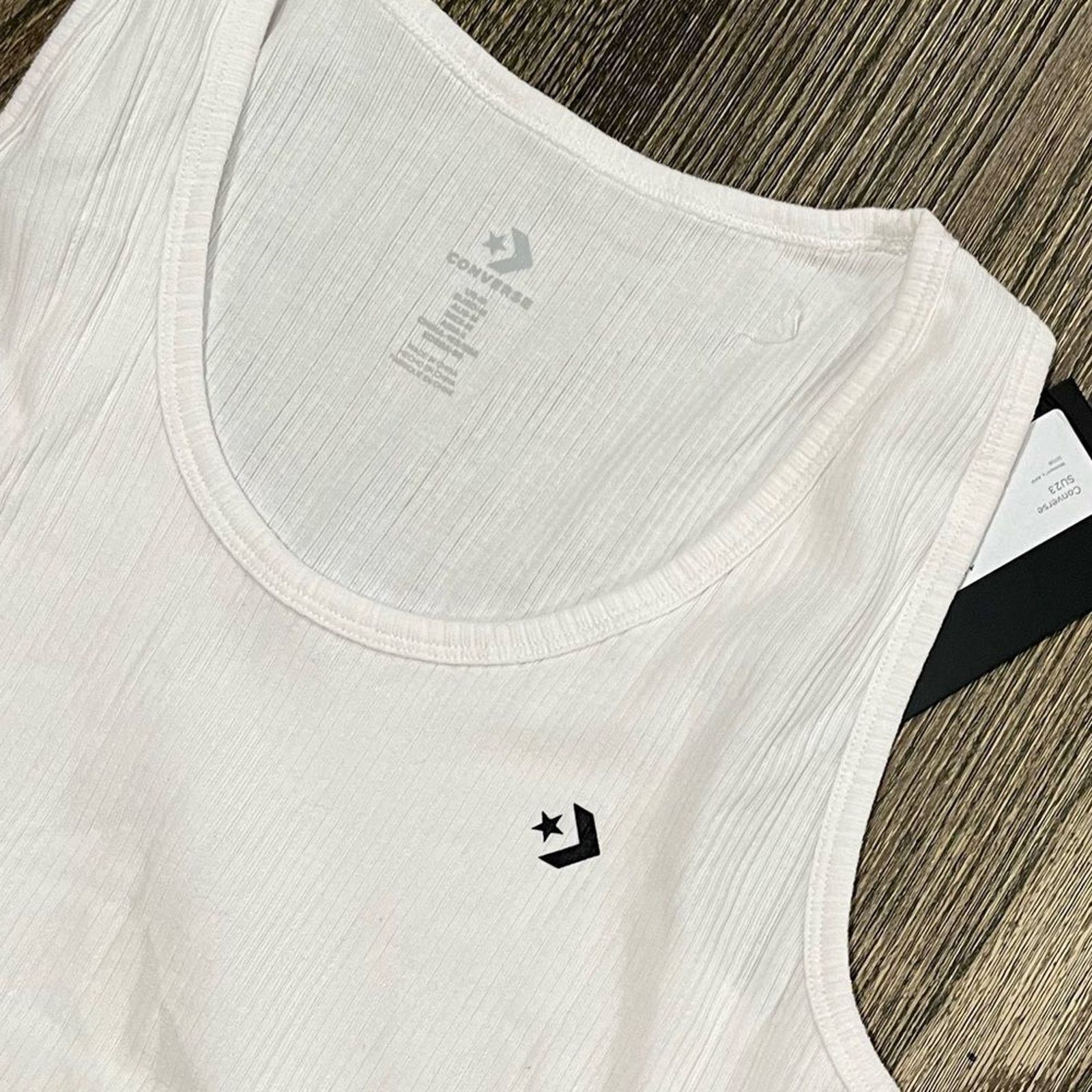 Converse NWT Converse Wordmark Tank Classic Fit Scoop Neck Size M Size M / US 6-8 / IT 42-44 - 2 Thumbnail