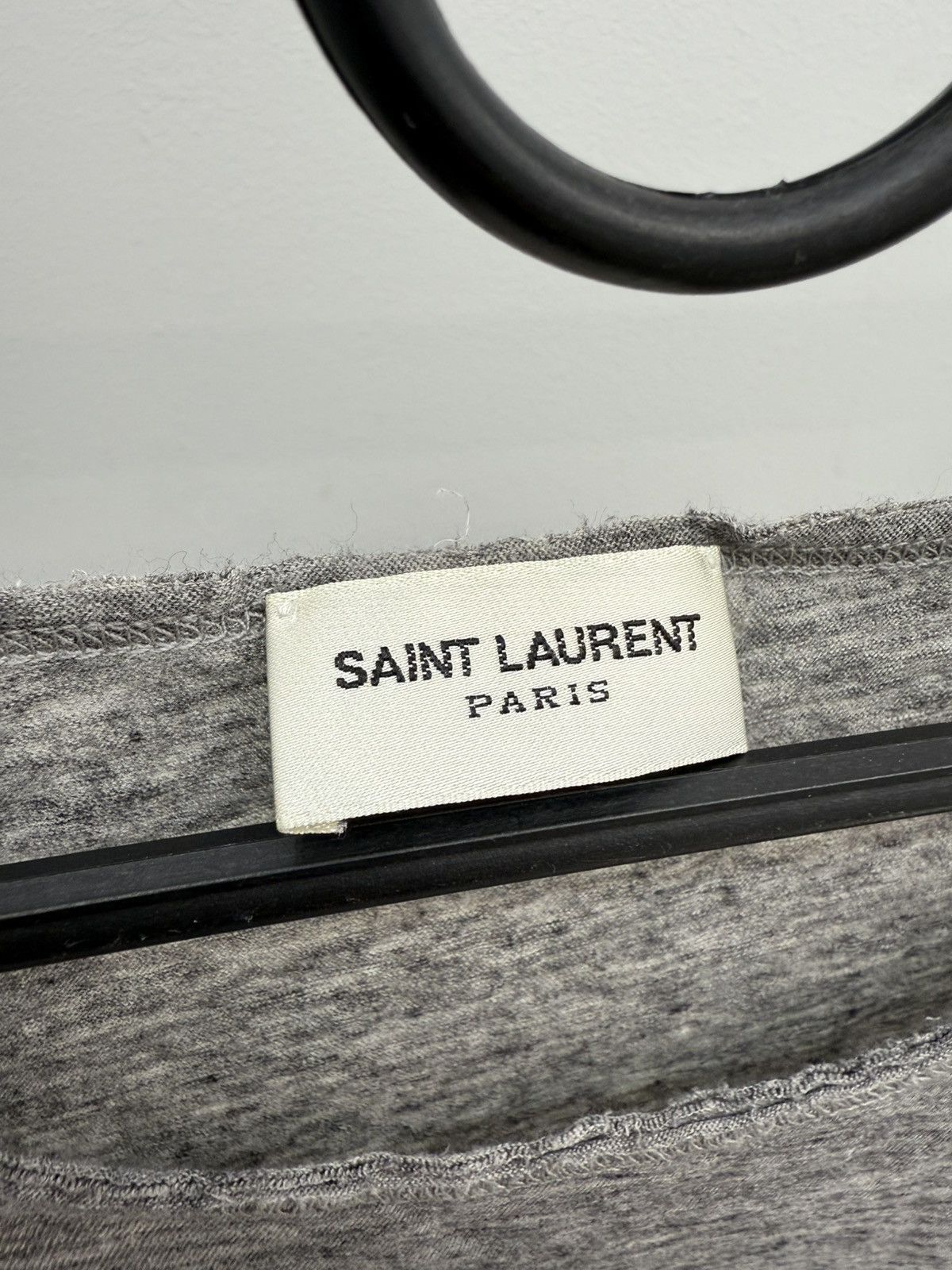 Saint Laurent Paris Saint Laurent Paris Short Sleeve Cotton Crop Top Tee Size M / US 6-8 / IT 42-44 - 3 Thumbnail