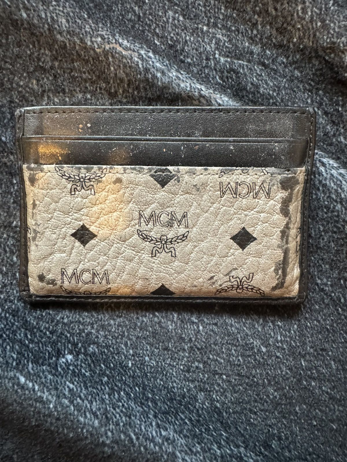 MCM Silver MCM card holder Size ONE SIZE - 1 Thumbnail