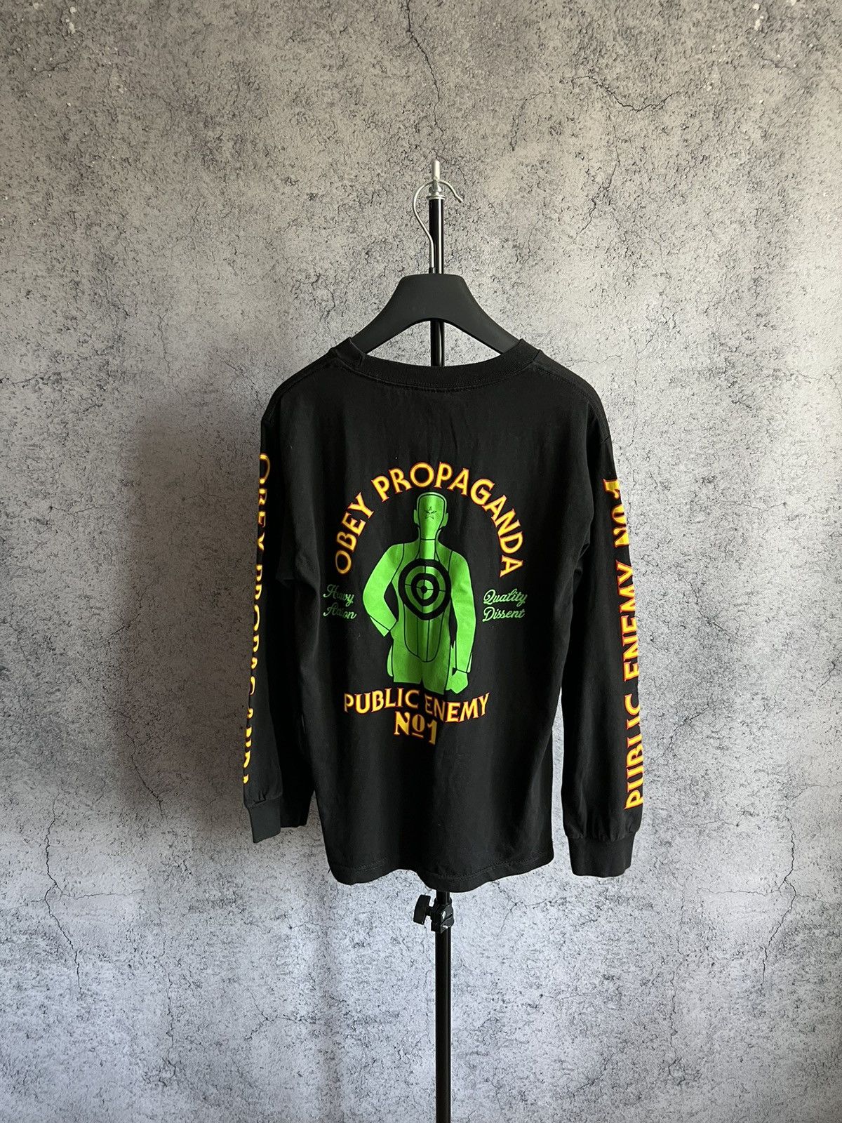 Obey Obey Long Sleeve T-Shirt Propaganda Public Enemy N1 Y2K Size US S / EU 44-46 / 1 - 6 Thumbnail