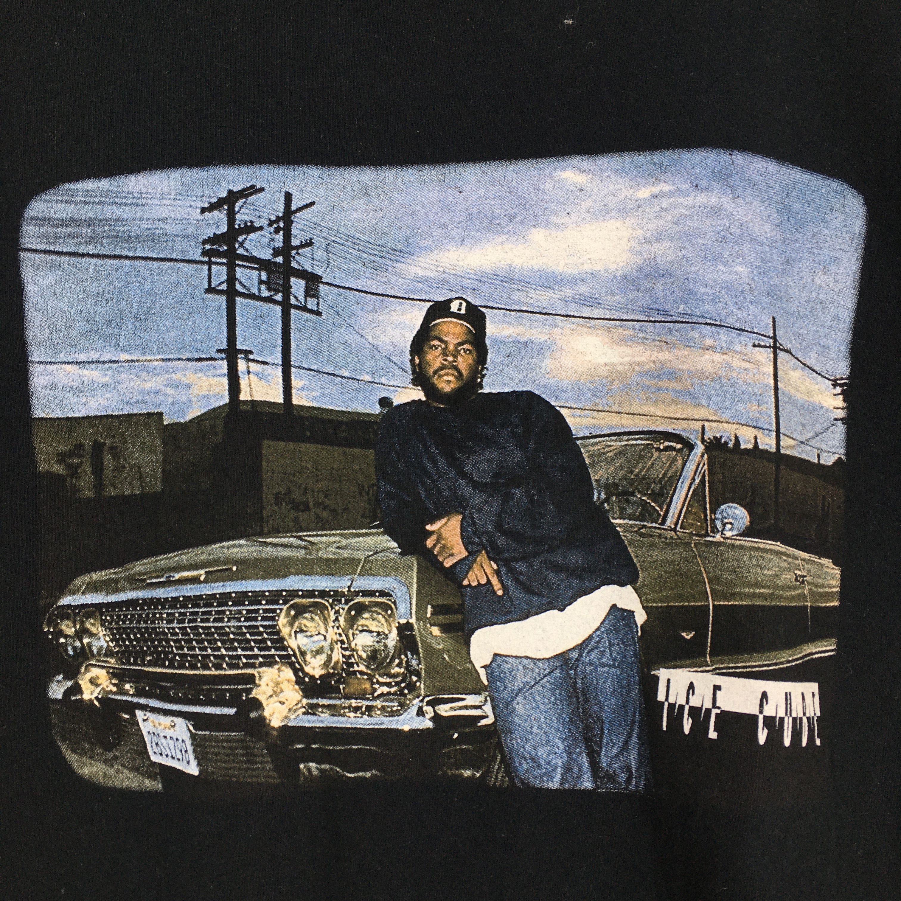 RUN DMC × Rap Tees Vintage Ice Cube Rap NWA Hip Hop Gangsta Tees Size L Size US L / EU 52-54 / 3 - 3 Thumbnail