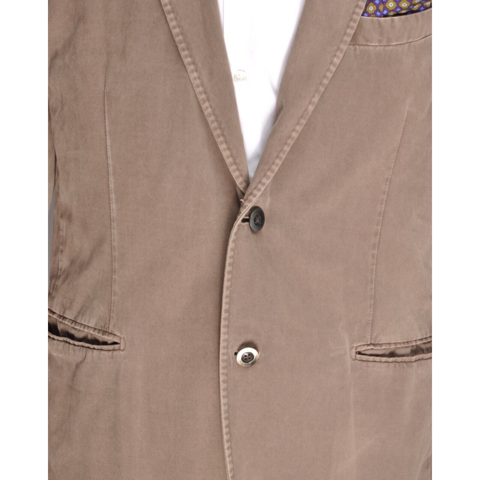 Boglioli Men's BOGLIOLI Garment Dyed Sport Blazer Jacket SZ EU 54 Size 54R - 6 Thumbnail