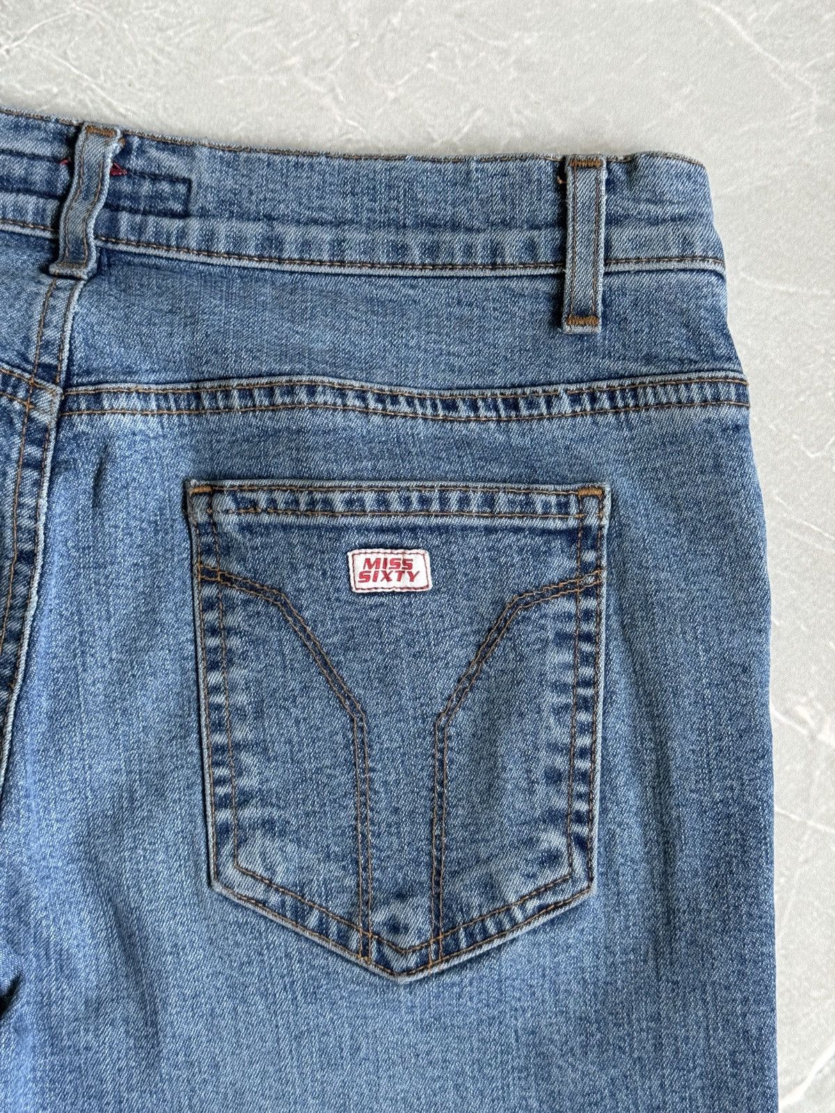 Miss Sixty Vintage Y2K Miss Sixty Flared Skinny Jeans Hysteric Glamour Size 30" / US 8 / IT 44 - 20 Thumbnail