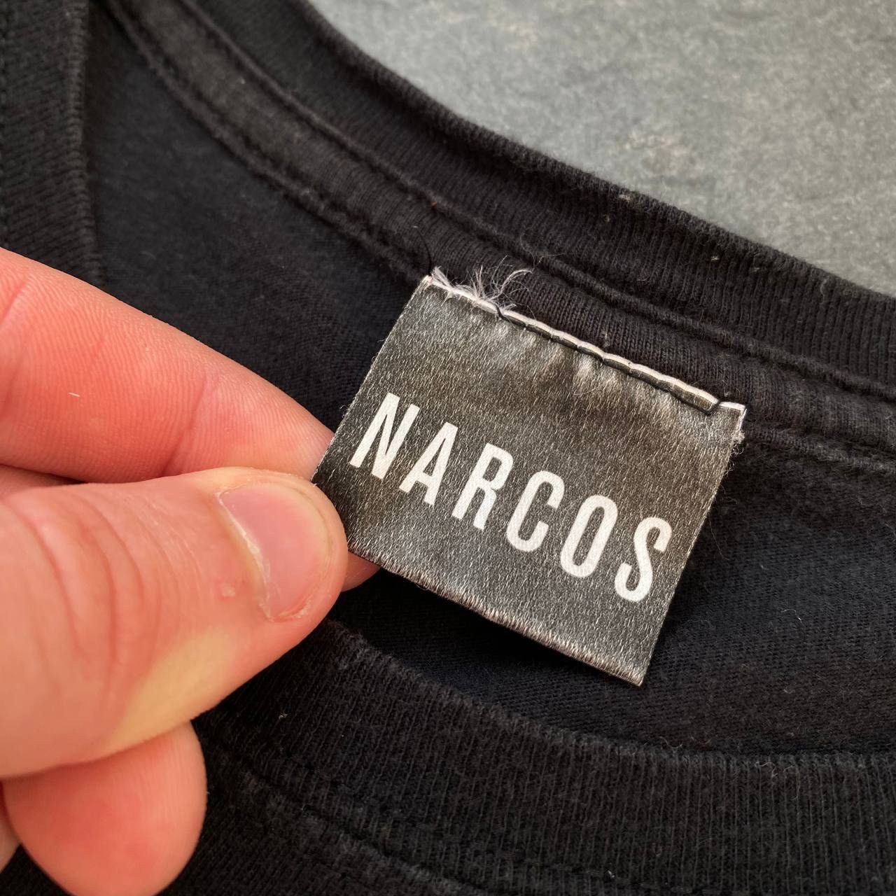 Vintage Vintage narcos big logo tee shirt Size US L / EU 52-54 / 3 - 5 Thumbnail
