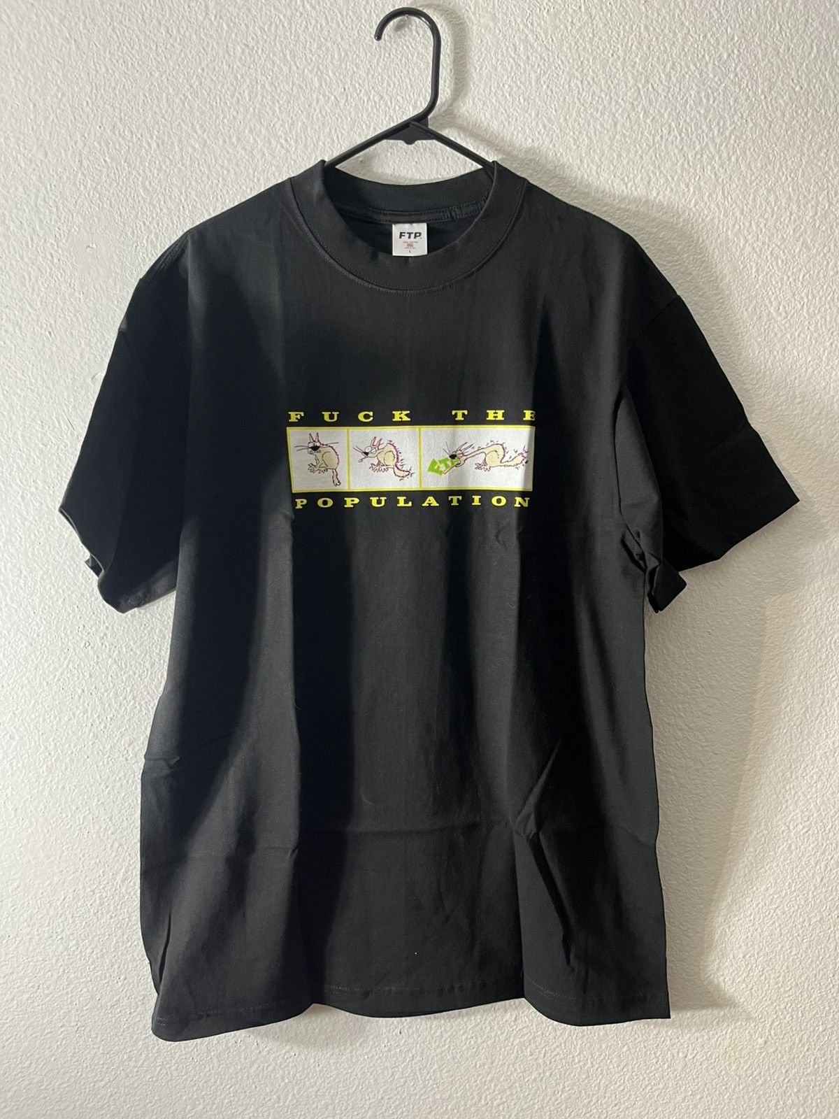 Fuck The Population ftp cat barf tee Size US L / EU 52-54 / 3 - 1 Thumbnail