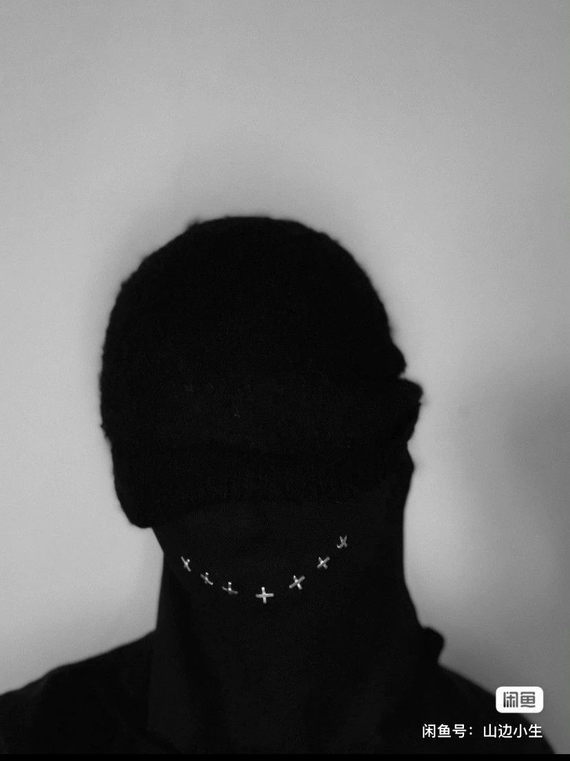 maurizio amadei m.a+ Smile Sterling Silver Cross Mask AM1/S