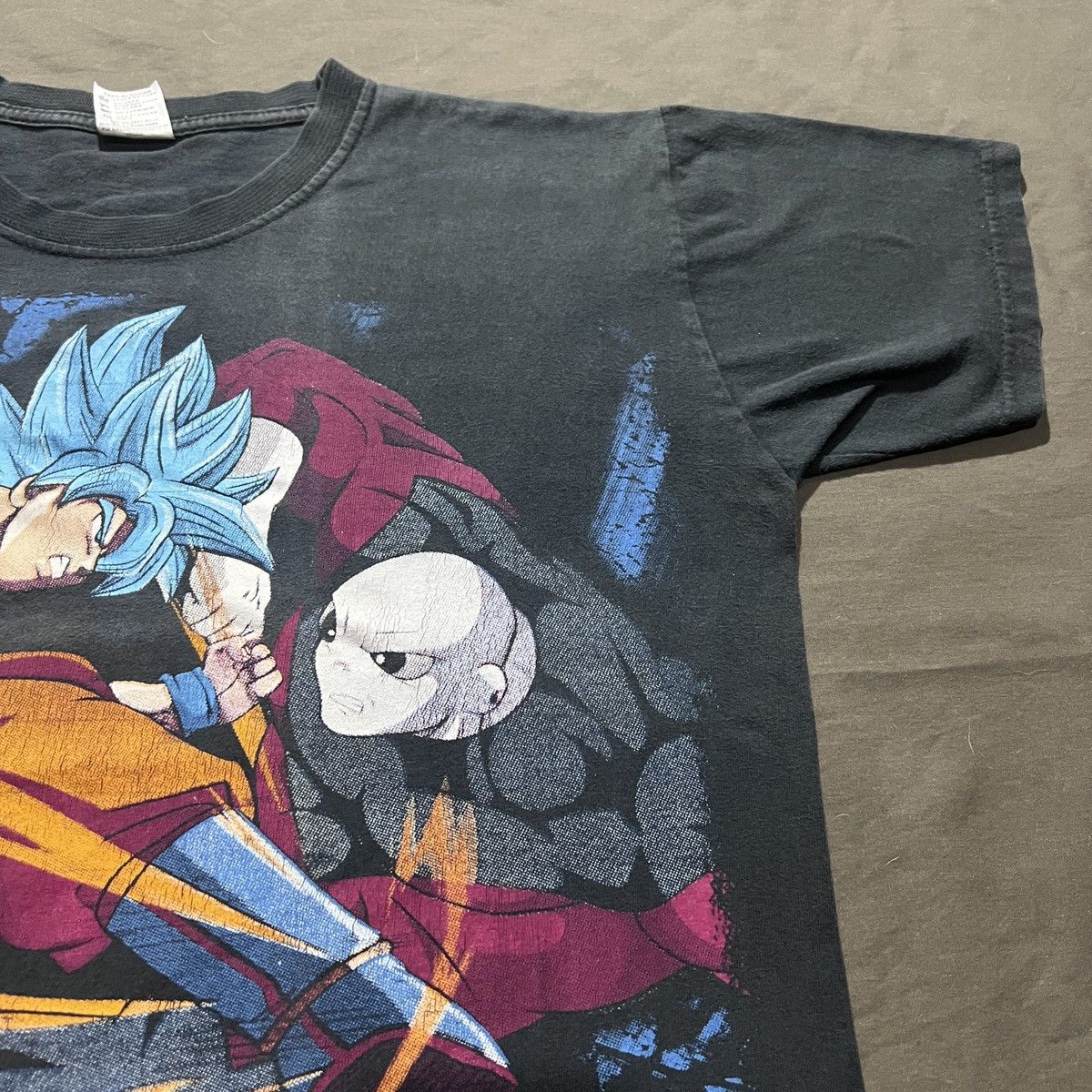 Anime Dragon Ball Z Super T-Shirt Goku vs jiren Anime Faded Size US L / EU 52-54 / 3 - 5 Thumbnail