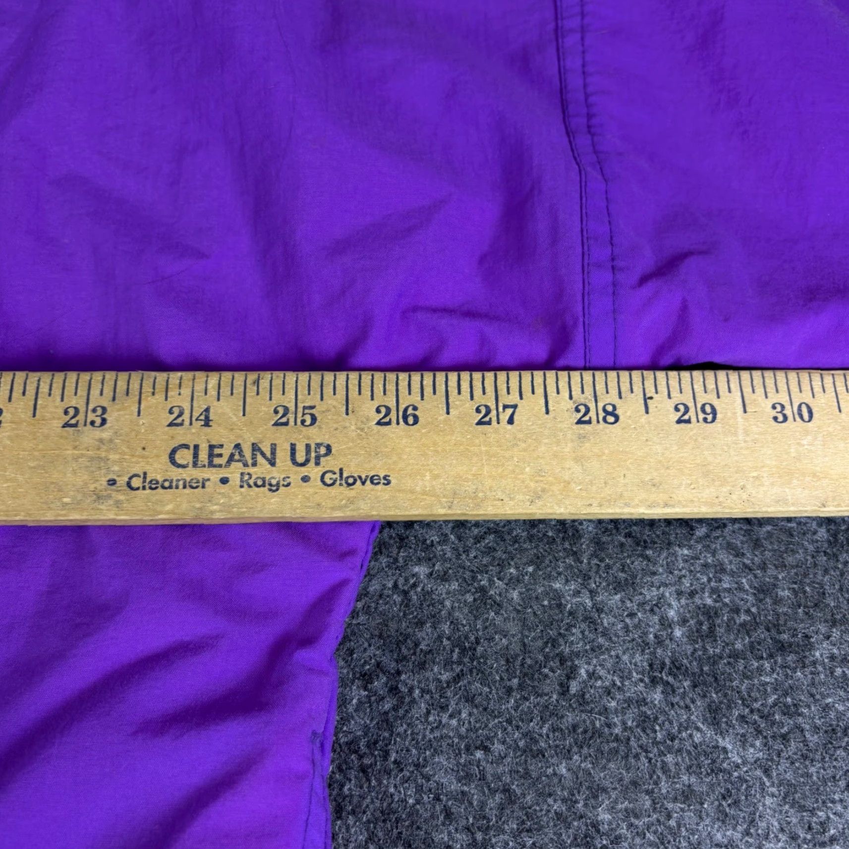 Vintage VINTAGE Weekends Jacket Mens S Anorak 90s Purple Neon Orange Windbreaker Zip Lined Pockets Size US S / EU 44-46 / 1 - 3 Thumbnail