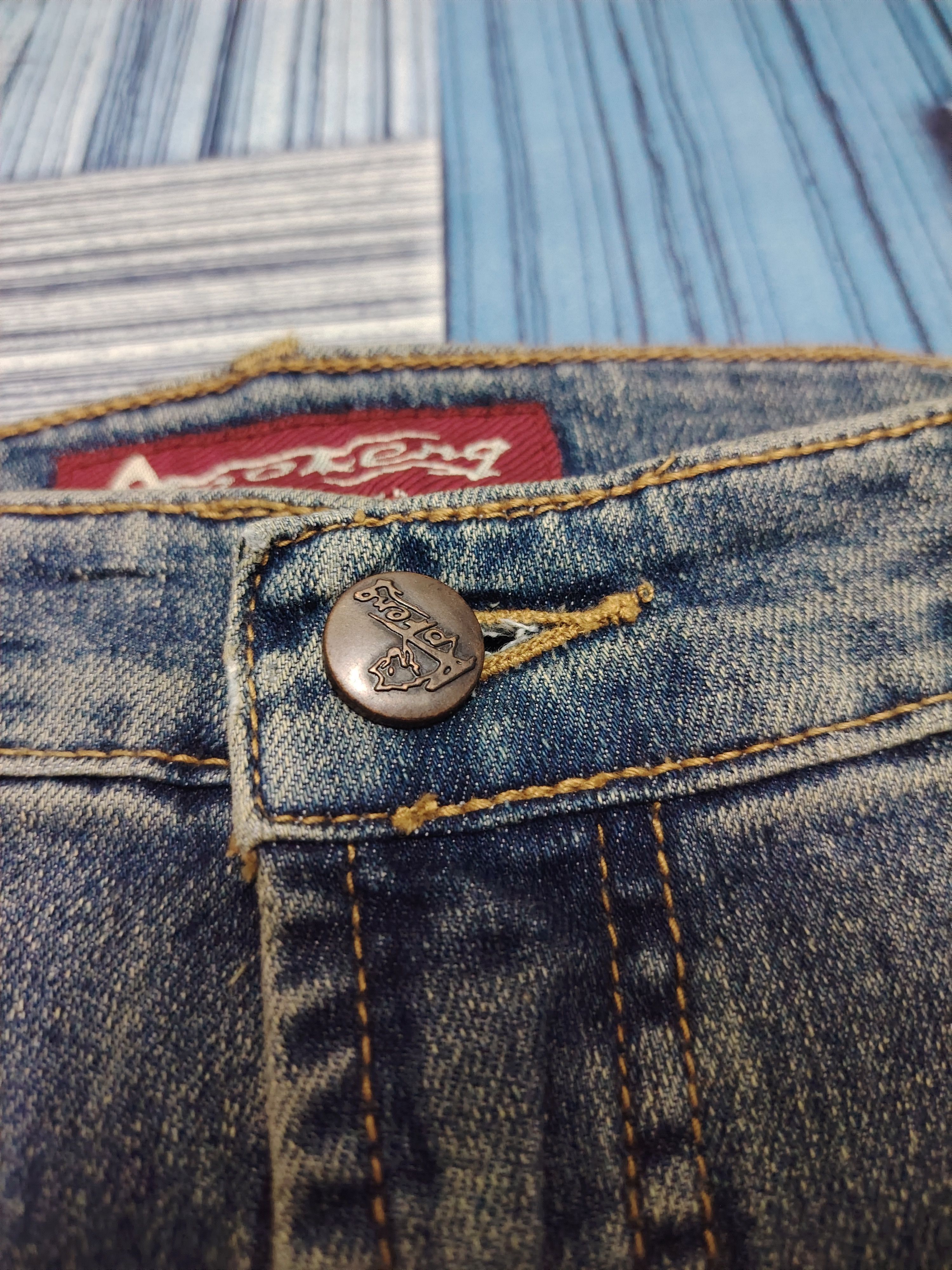 If Six Was Nine × Japanese Brand Insane Bootcut Aofeng Flower Embroidered Side Flared Jeans Size US 30 / EU 46 - 7 Thumbnail