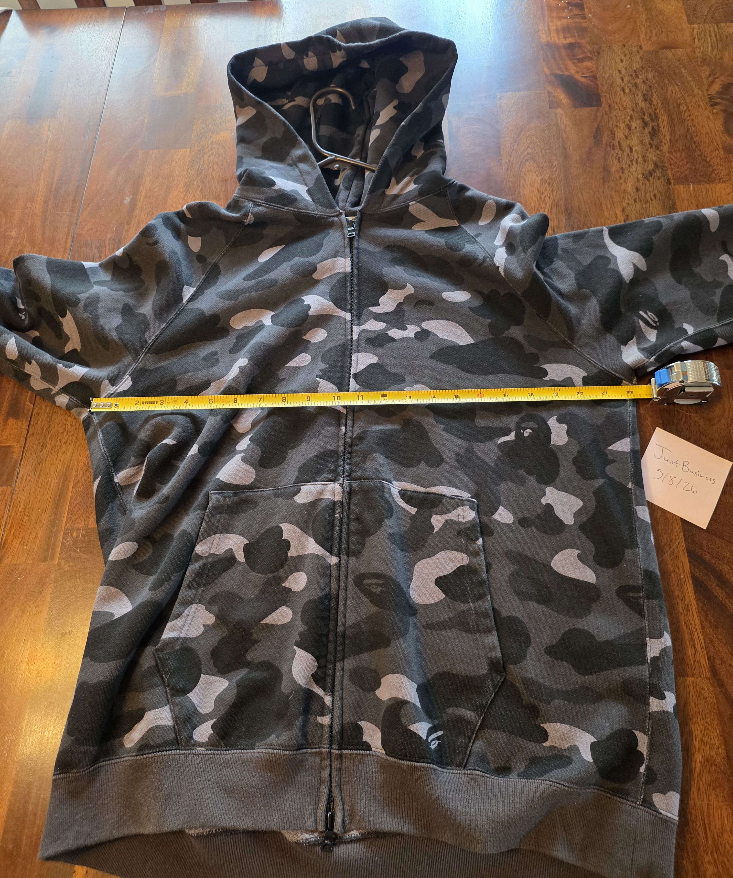 Bape Bape Pirate Store Black Camo Zip-Up Hoodie Size US L / EU 52-54 / 3 - 3 Thumbnail