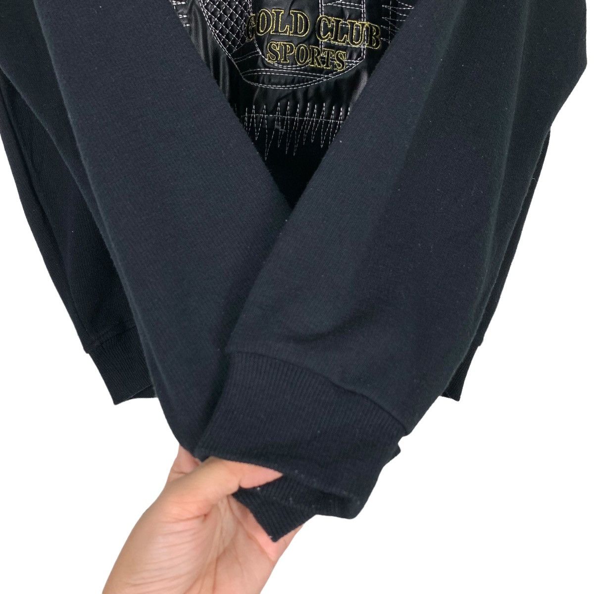 Japanese Brand GOLD CLUB SPORTS Embroidery Big Logo Sweatshirt #0349-C16 Size US M / EU 48-50 / 2 - 10 Thumbnail