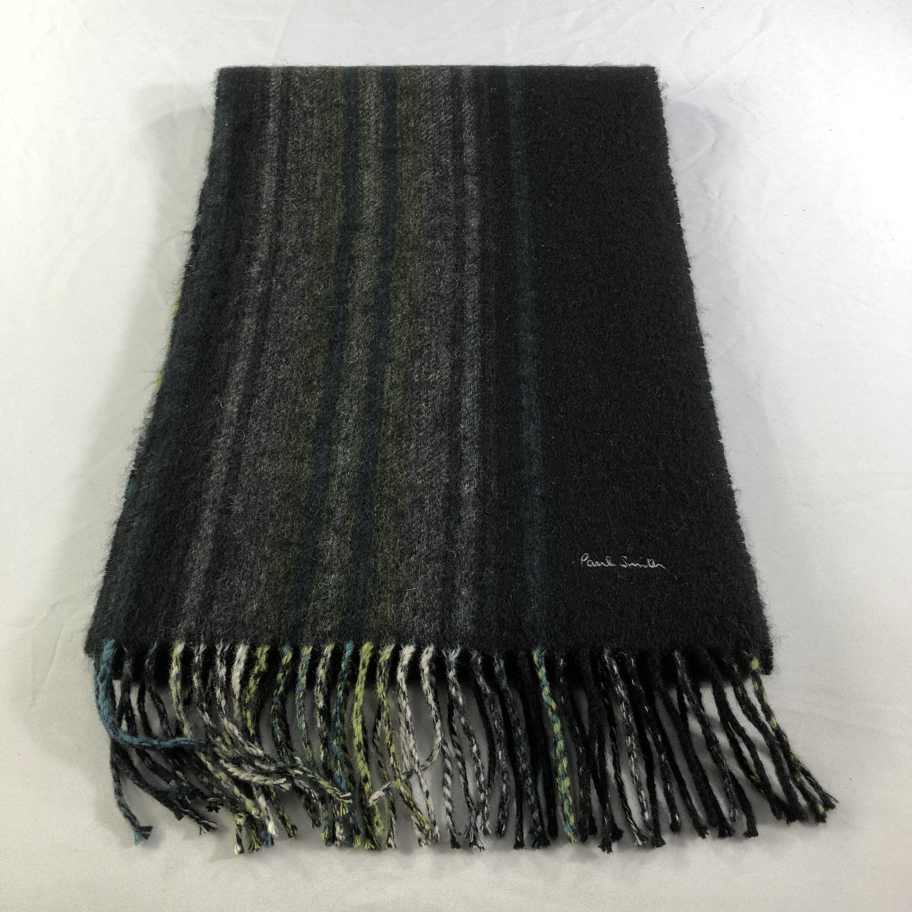 Paul Smith Paul Smith Wool Scarf Muffler V1682 Size ONE SIZE - 2 Thumbnail