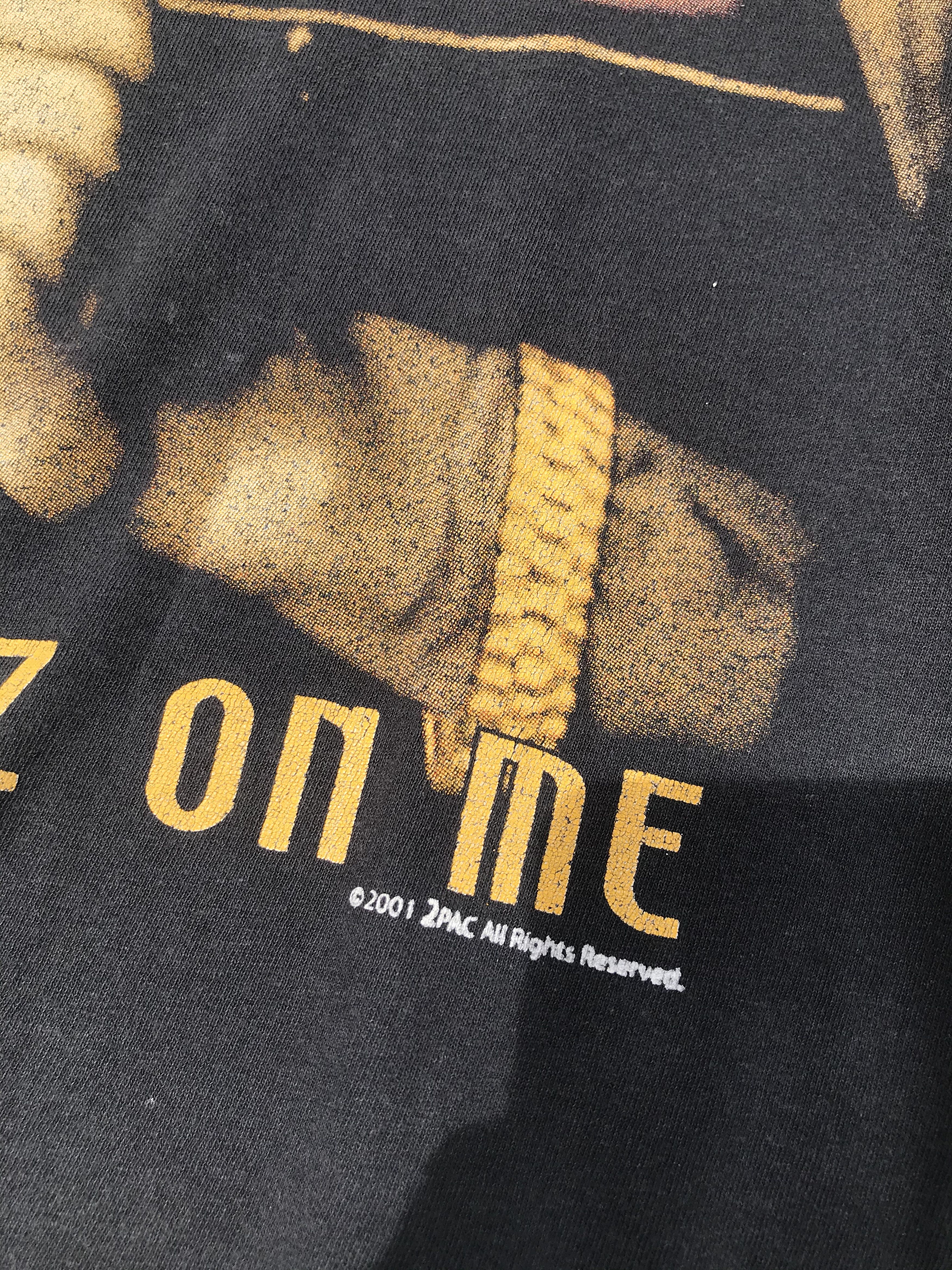 Rap Tees × Vintage Vintage Tupac Shakur All Eyes On Me 2001 Size US L / EU 52-54 / 3 - 3 Thumbnail