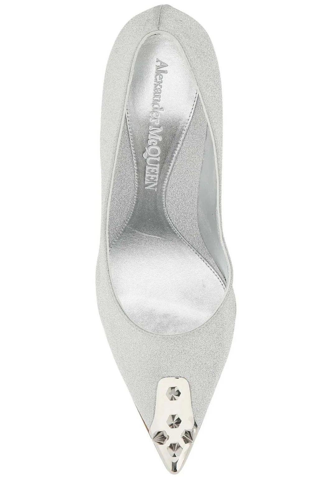 Alexander McQueen o1y0225 Pumps in Silver Size US 4 / IT 34 - 3 Thumbnail