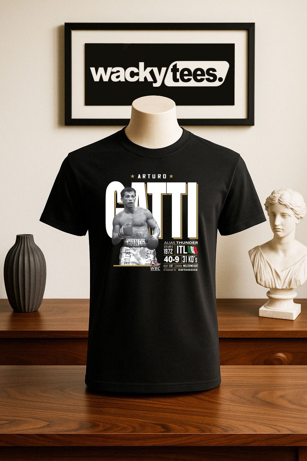 Other Arturo Gatti aka Thunder WBC Champion Graphic Tee Shirt Size US L / EU 52-54 / 3 - 1 Thumbnail
