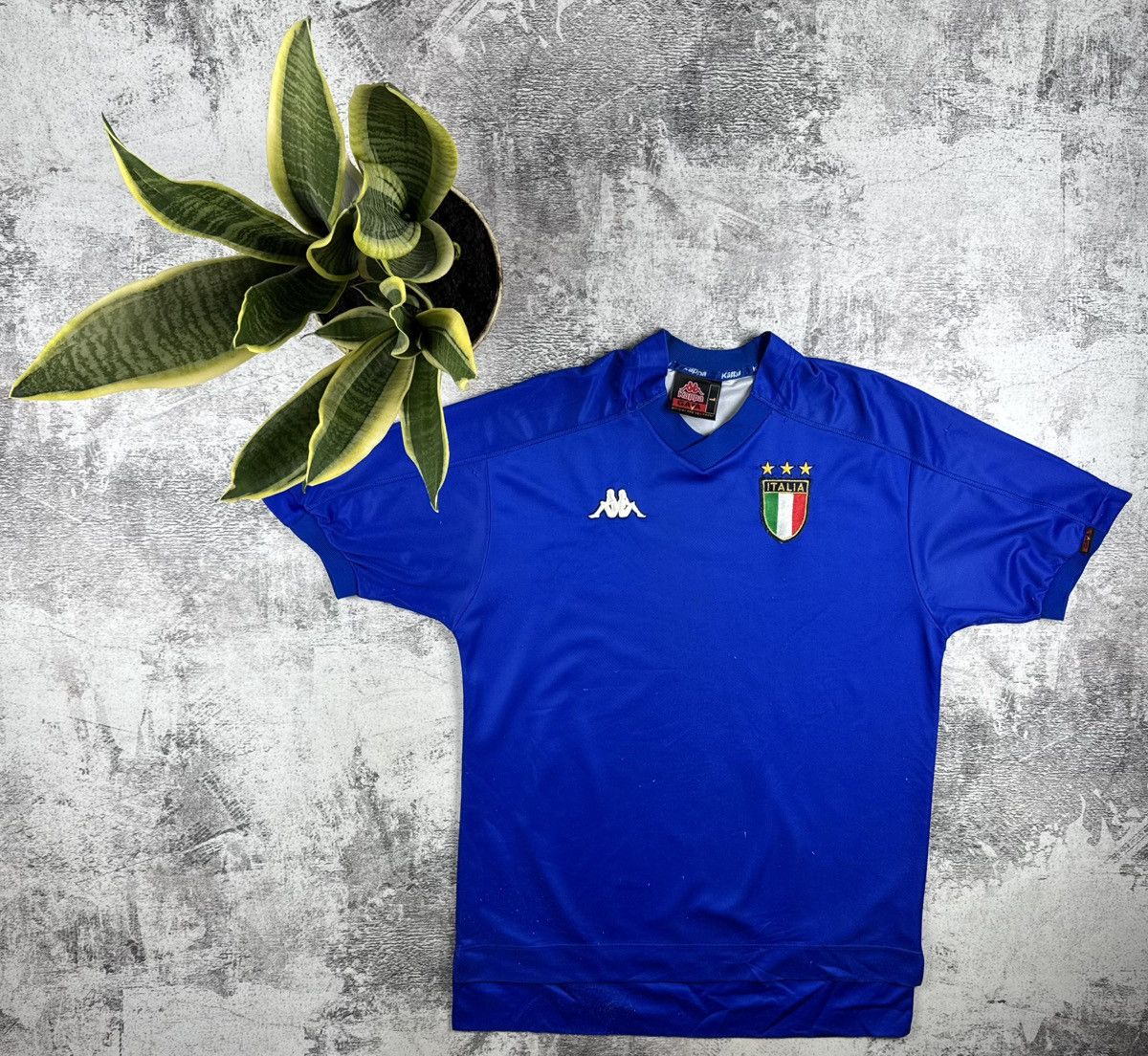 Kappa Vintage Italy 1998/2000 National Kappa Home Soccer Football T Shirt Jersey Tee Size US L / EU 52-54 / 3 - 1 Thumbnail