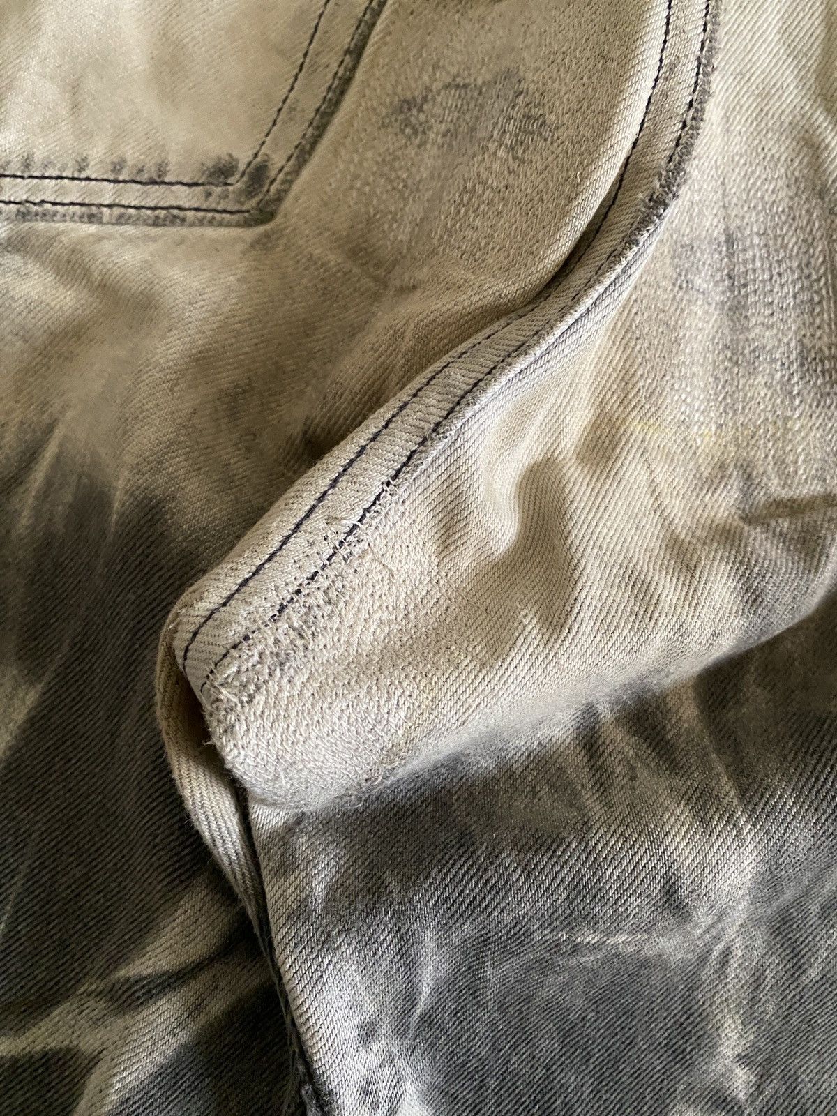 Levi's Vintage Levi’s 501 Distressed Acid Wash Denim Size US 30 / EU 46 - 13 Thumbnail