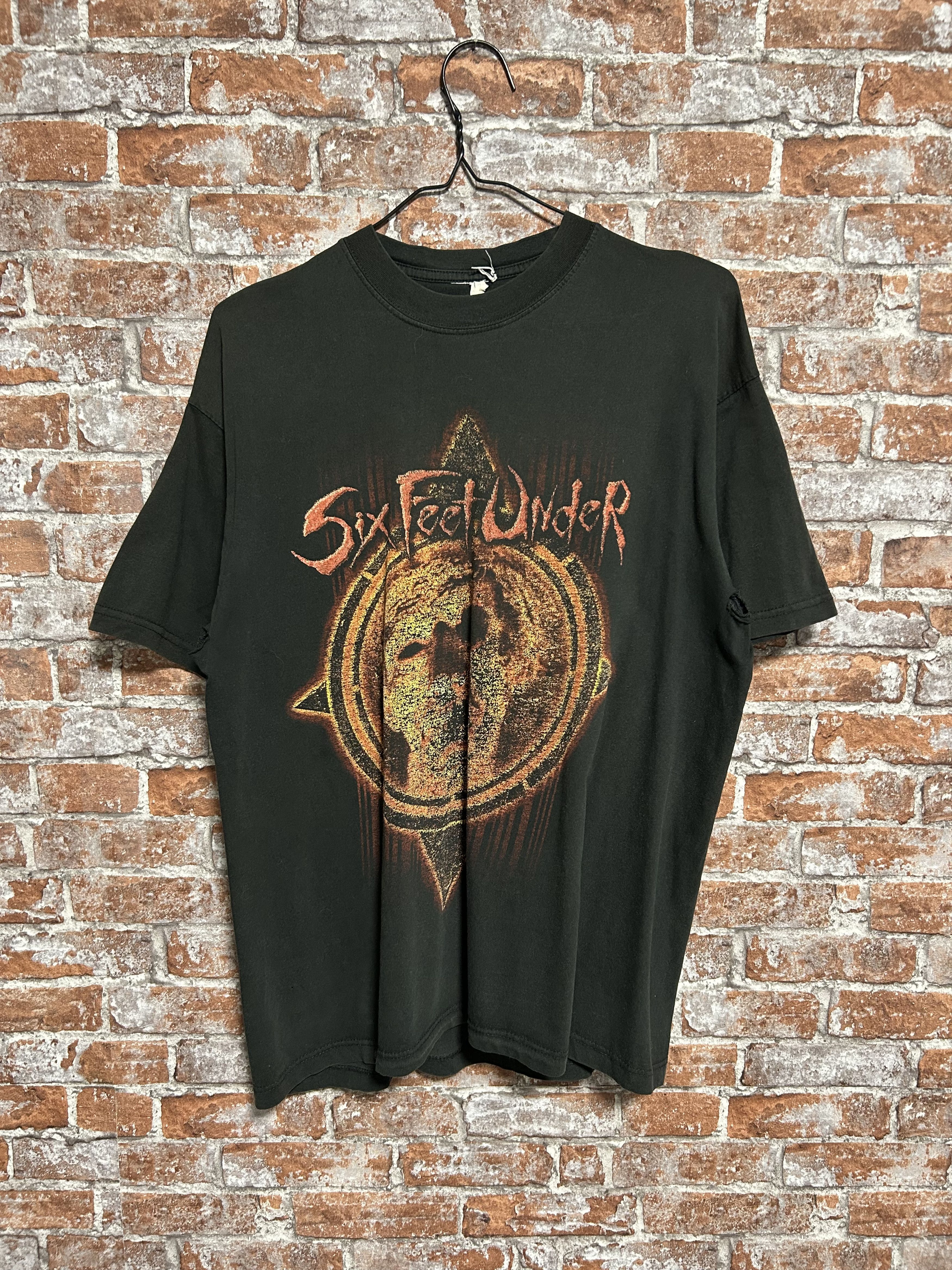 Band Tees Six Feet Under 2002 2003 Vintage Rock Band Tour Tee Size US L / EU 52-54 / 3 - 1 Thumbnail
