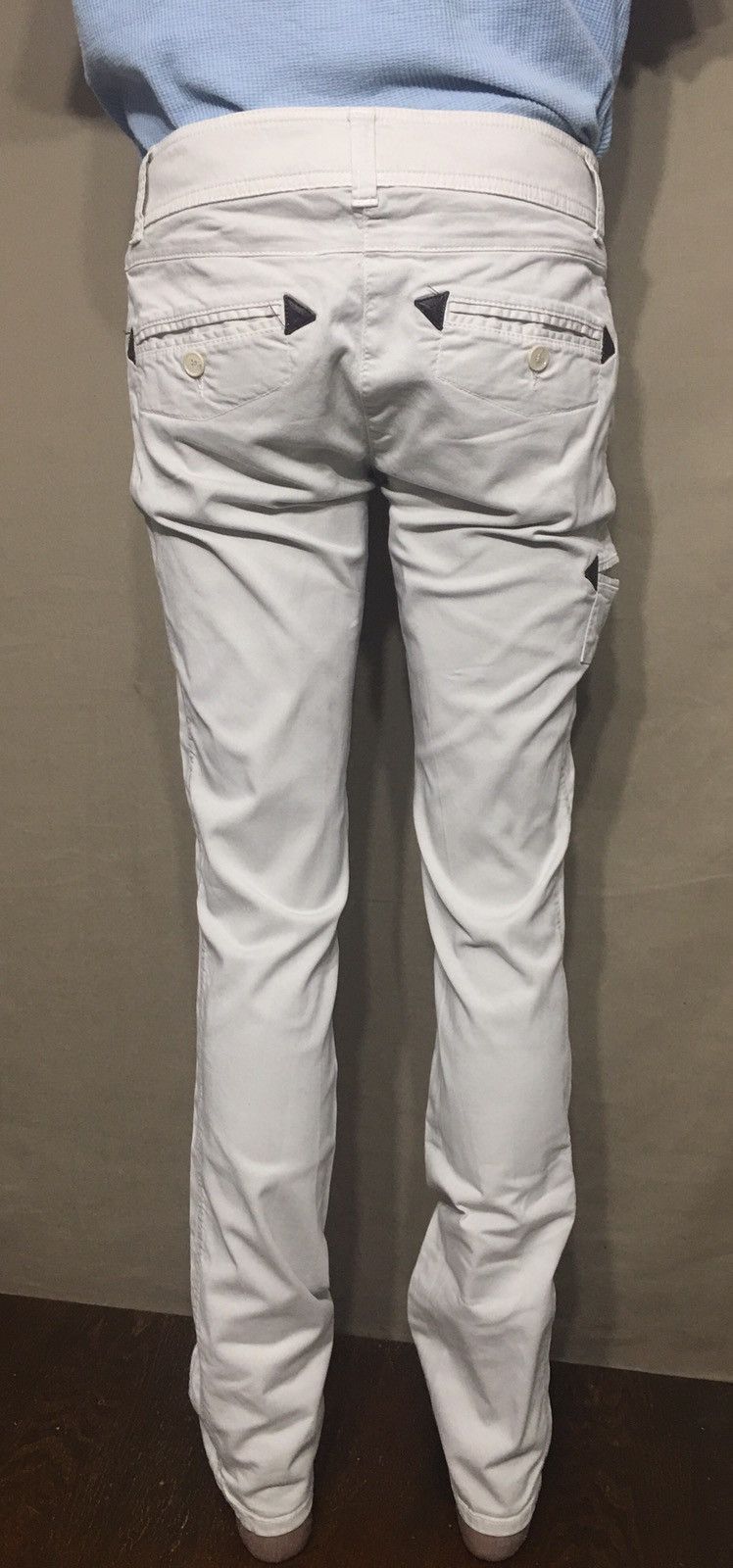 Etro ETRO Milano Denim White Womens Pants Size 42 Size 28" / US 6 / IT 42 - 6 Thumbnail
