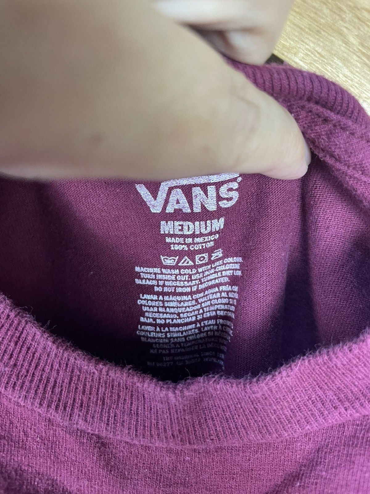 Vans Vans spellout Tee Size US M / EU 48-50 / 2 - 3 Thumbnail