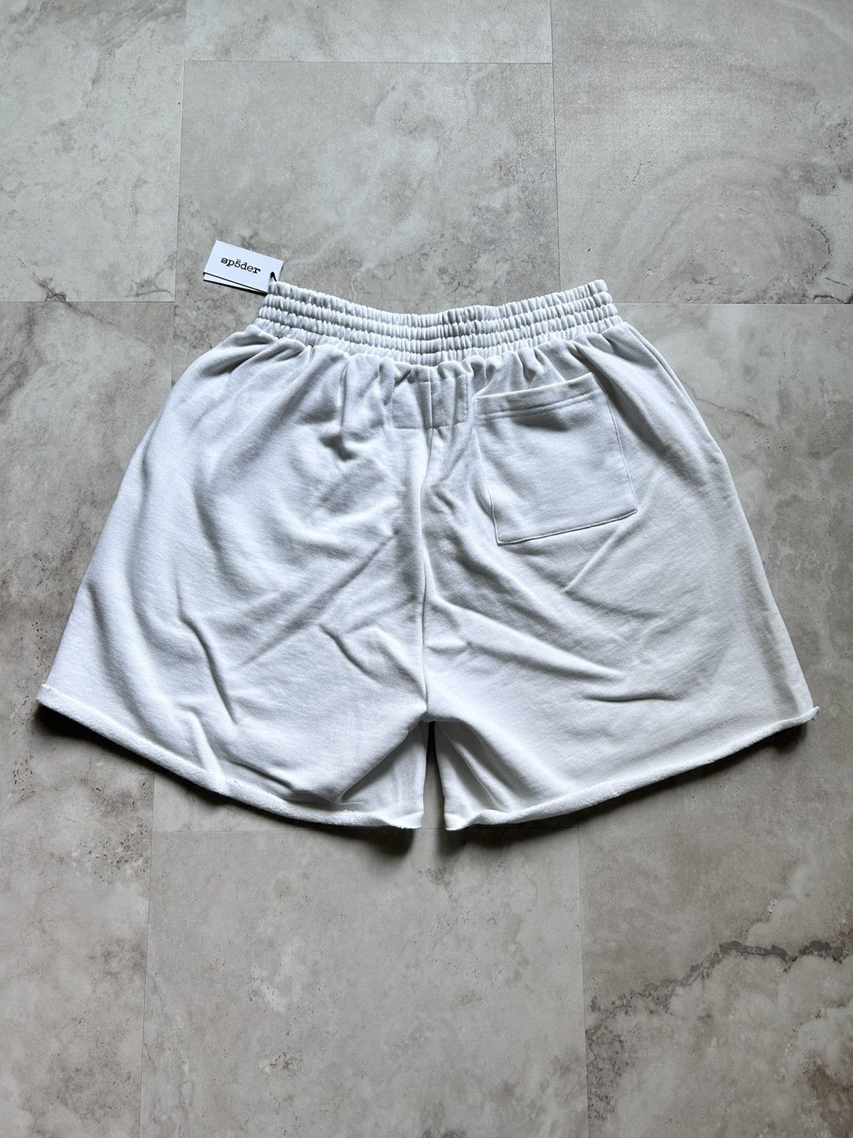 Sp5der × Young Thug Sp5der OG Web Sweatshort White Orange Size S Size US 30 / EU 46 - 5 Thumbnail