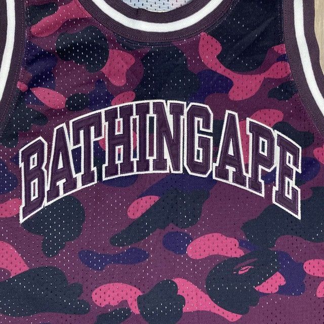 Bape BAPE PURPLE CAMO Basketball Tank Top a bathing ape Size US S / EU 44-46 / 1 - 3 Thumbnail