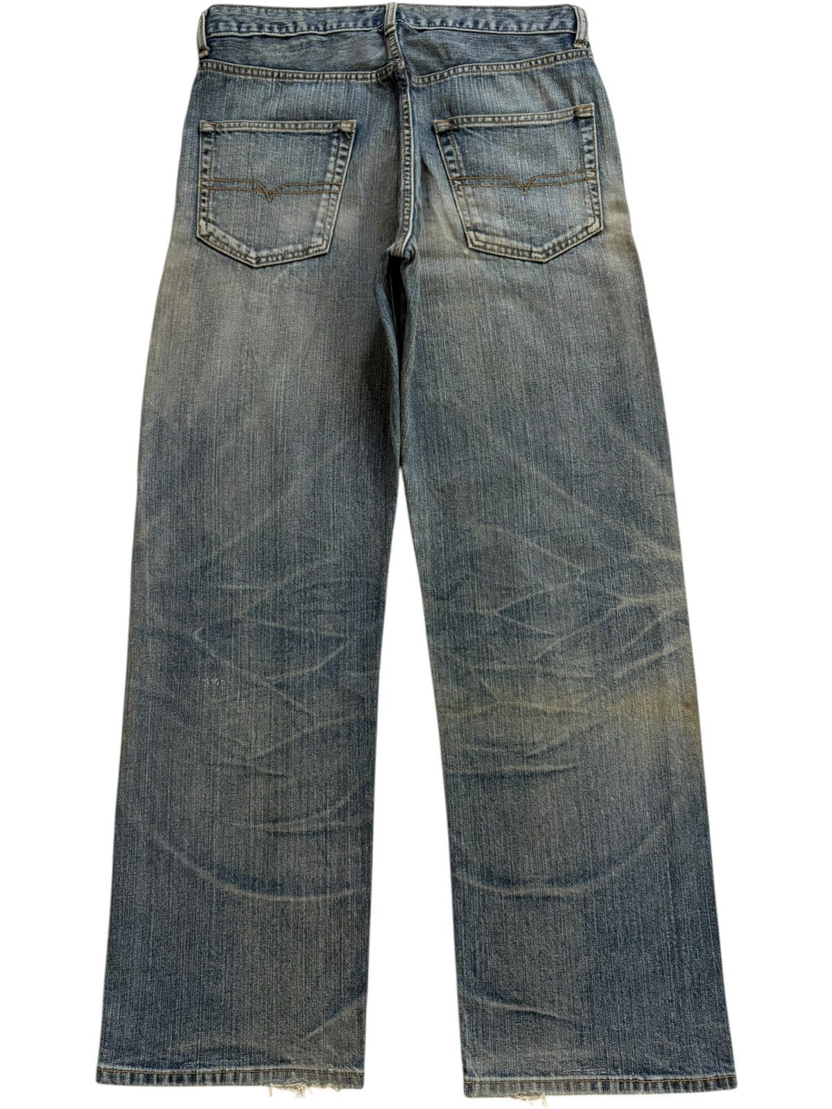 Japanese Brand Vintage Japanese Brand Mud Wash Distressed Baggy Jeans Size US 32 / EU 48 - 2 Thumbnail