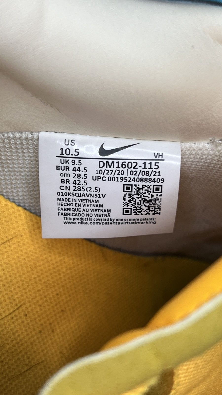 Nike Nike Dunk Low Off-White Lot 2 Size US 10.5 / EU 43-44 - 12 Thumbnail
