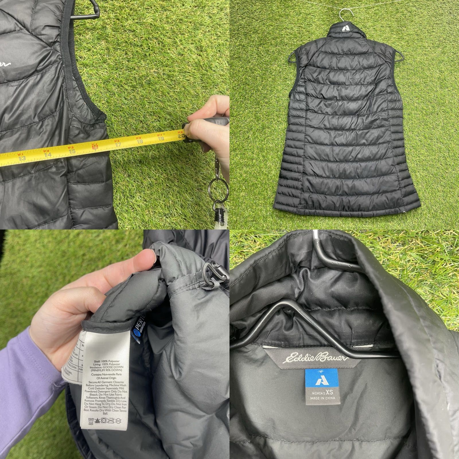 Eddie Bauer VINTAGE Eddie Bauer Vest Womens XS Black Storm Down 800 First Ascent Goose Down Hiking Size XS / US 0-2 / IT 36-38 - 8 Thumbnail