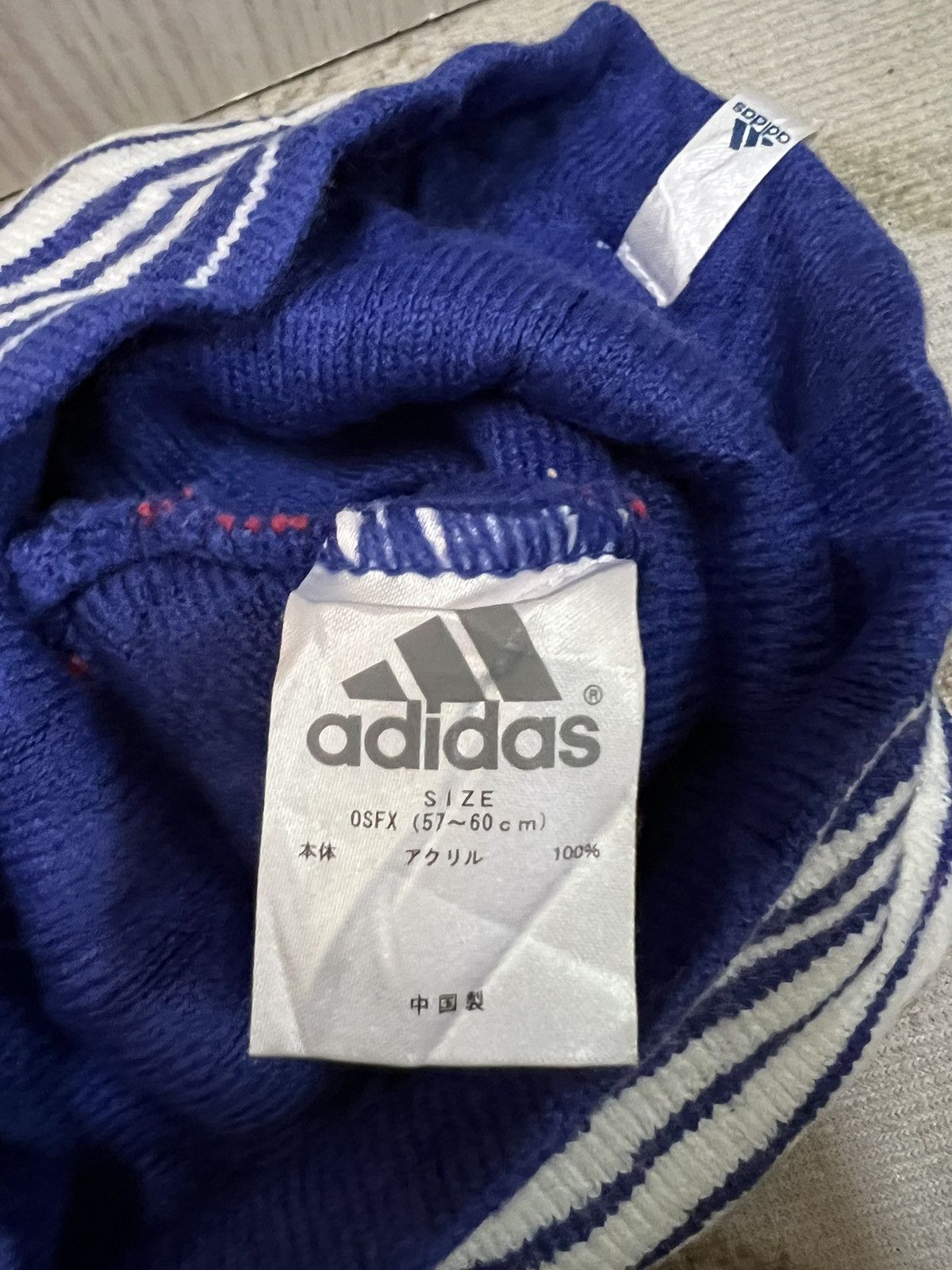 Adidas Vintage adidas Spell Out Beanie Hats Size ONE SIZE - 6 Thumbnail