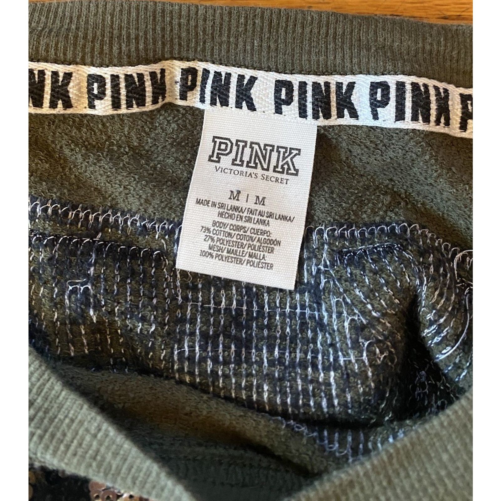 Victoria's Secret Victoria’s Secret PINK Bling Silver Shirt Women’s M Size M / US 6-8 / IT 42-44 - 2 Thumbnail