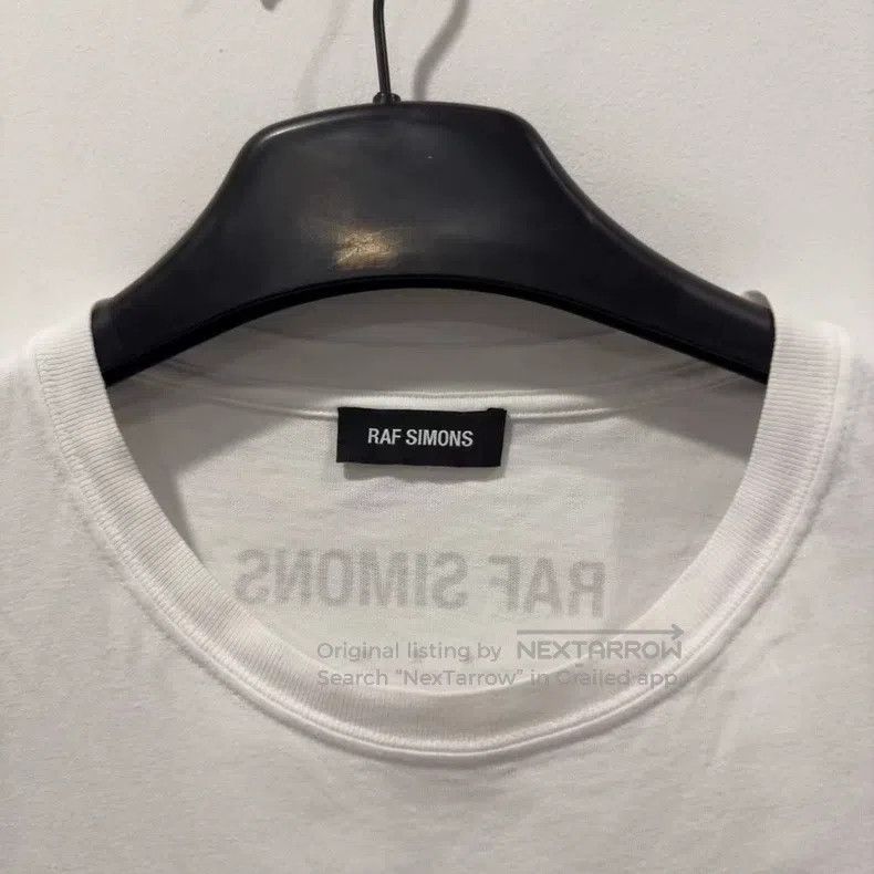 Raf Simons Raf Simons Fw21 white logo short sleeves Size US L / EU 52-54 / 3 - 2 Thumbnail