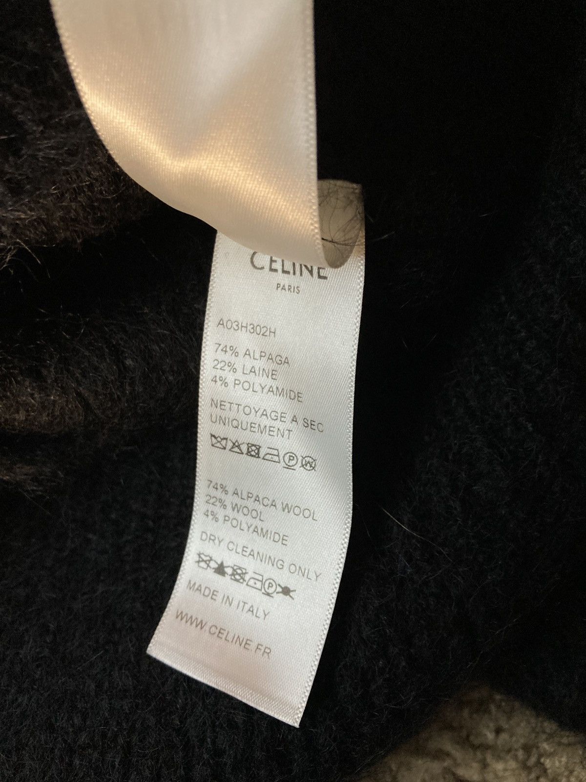 Celine AW20 Celine Brushed Alpaca Shaggy Sweater Animal Brown Hedi Size US L / EU 52-54 / 3 - 7 Thumbnail