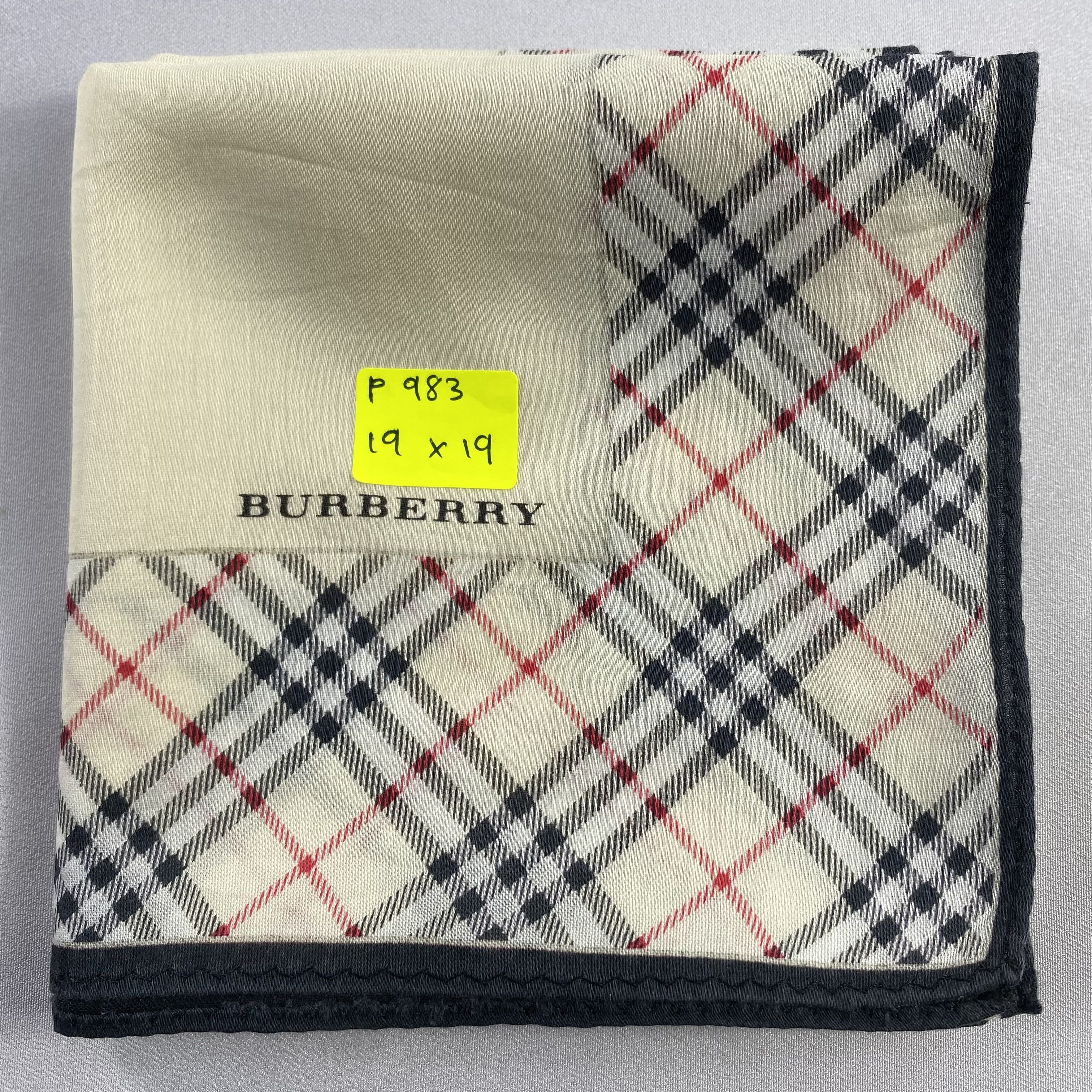 Burberry × Vintage Burberry Handkerchief / Neckerchief / Bandana-P983 Size ONE SIZE - 5 Thumbnail