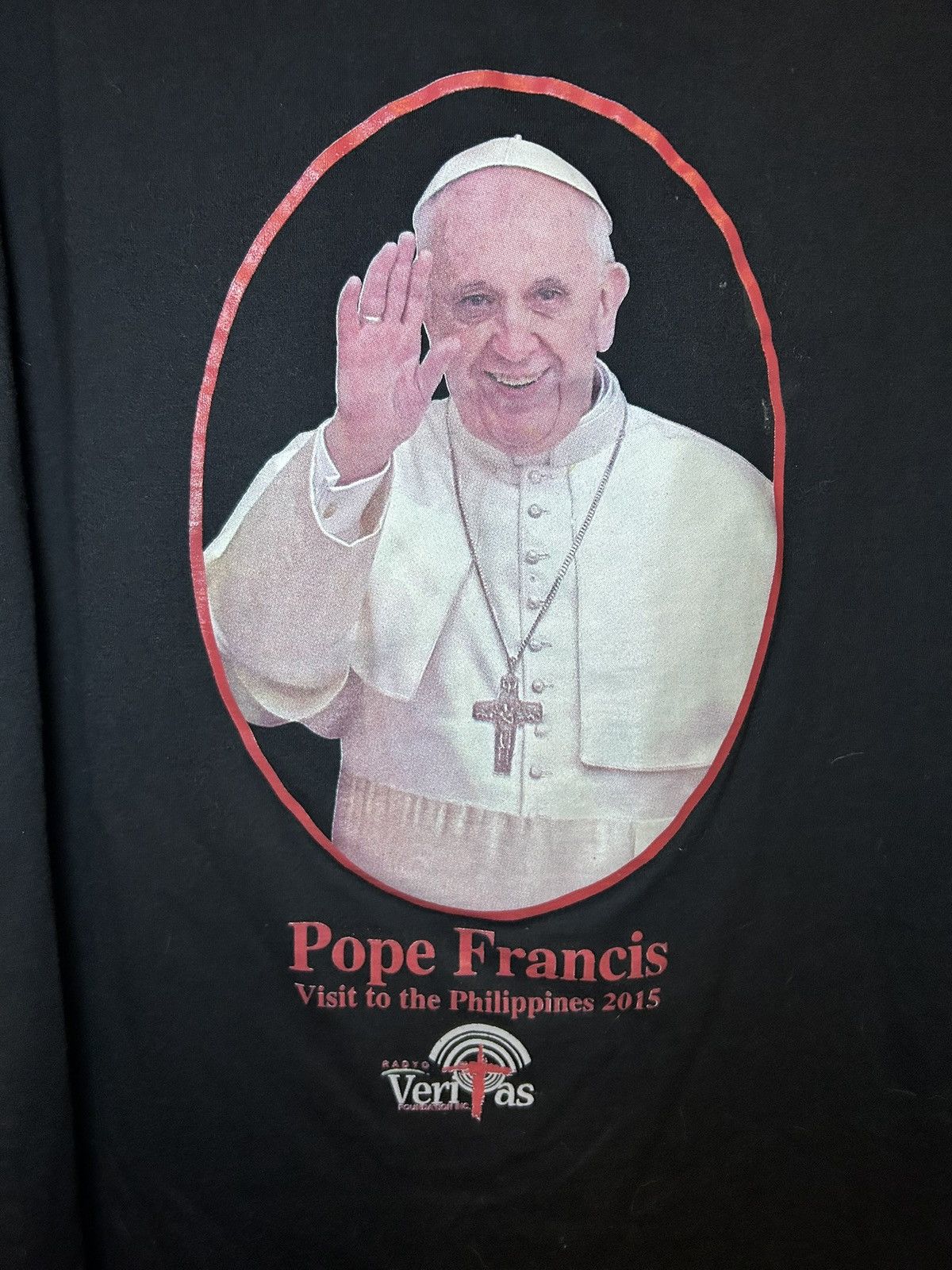 Vintage Vintage “I heart Pope Francis” Pope t-shirt Size US L / EU 52-54 / 3 - 5 Thumbnail
