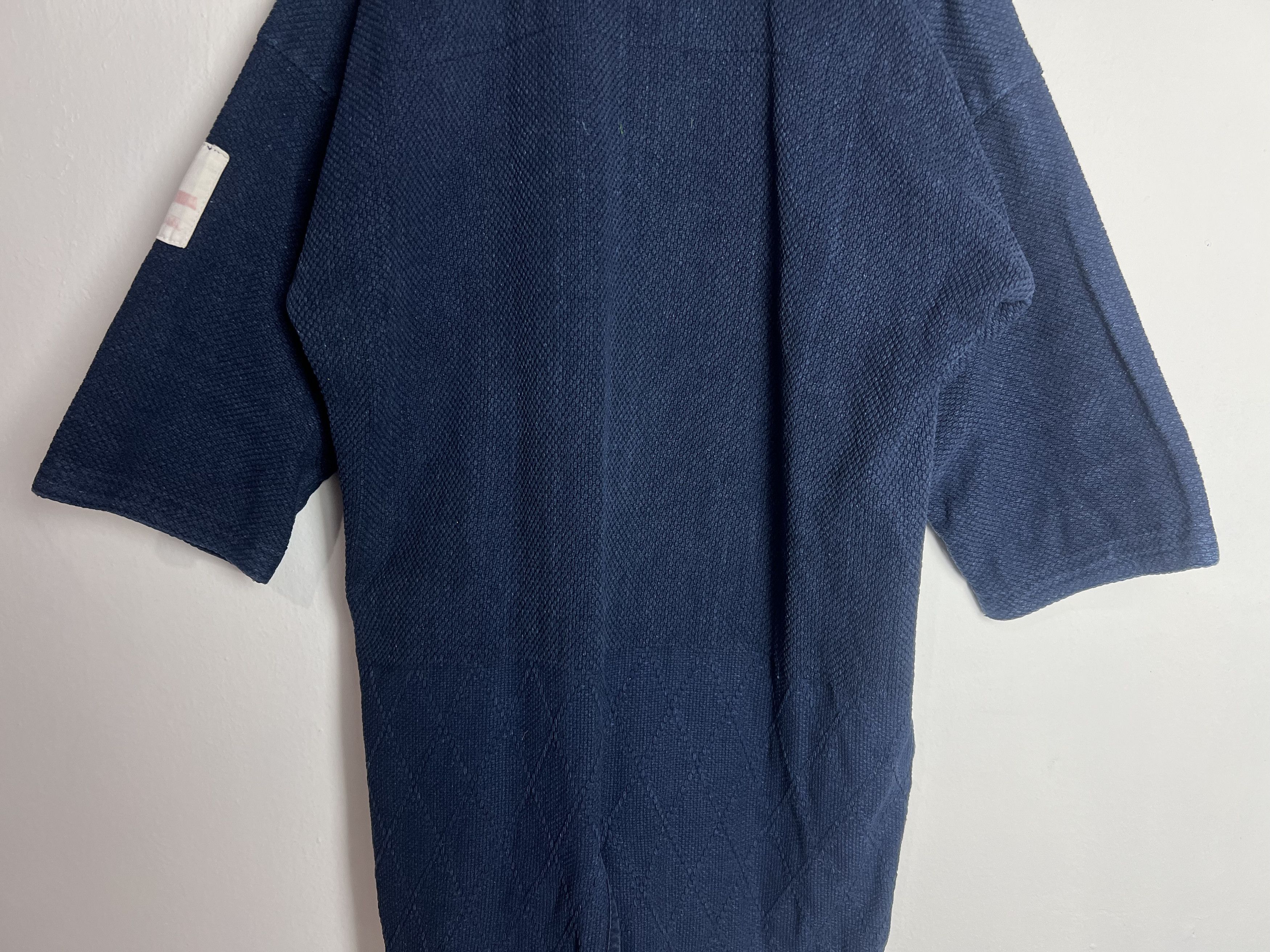 Japanese Brand Vintage Kendo Busen Dyed Indigo Kimono Size US L / EU 52-54 / 3 - 8 Thumbnail