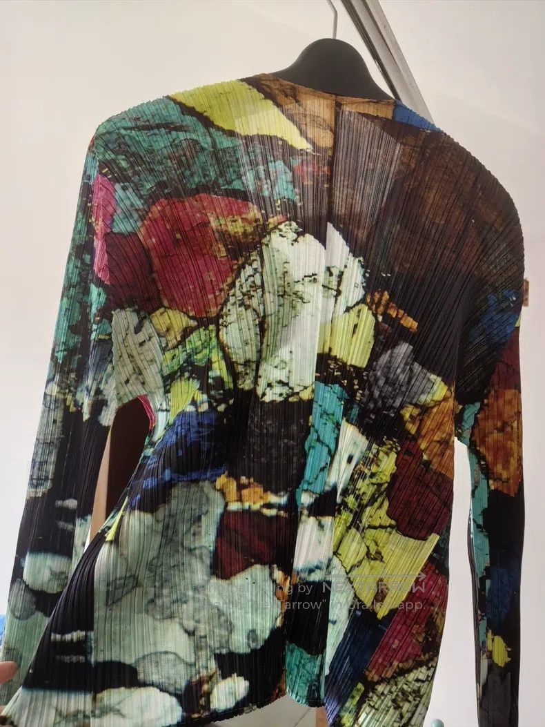 Issey Miyake Issey Miyake Green Coat Size L / US 10 / IT 46 - 2 Thumbnail