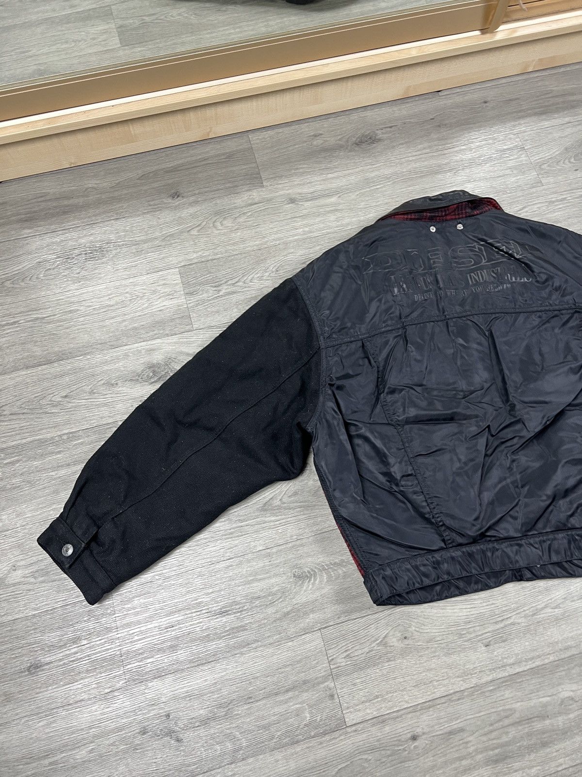 Diesel Vintage Diesel y2k Wool Bomber Jacket Men’s Size L Size US L / EU 52-54 / 3 - 11 Thumbnail