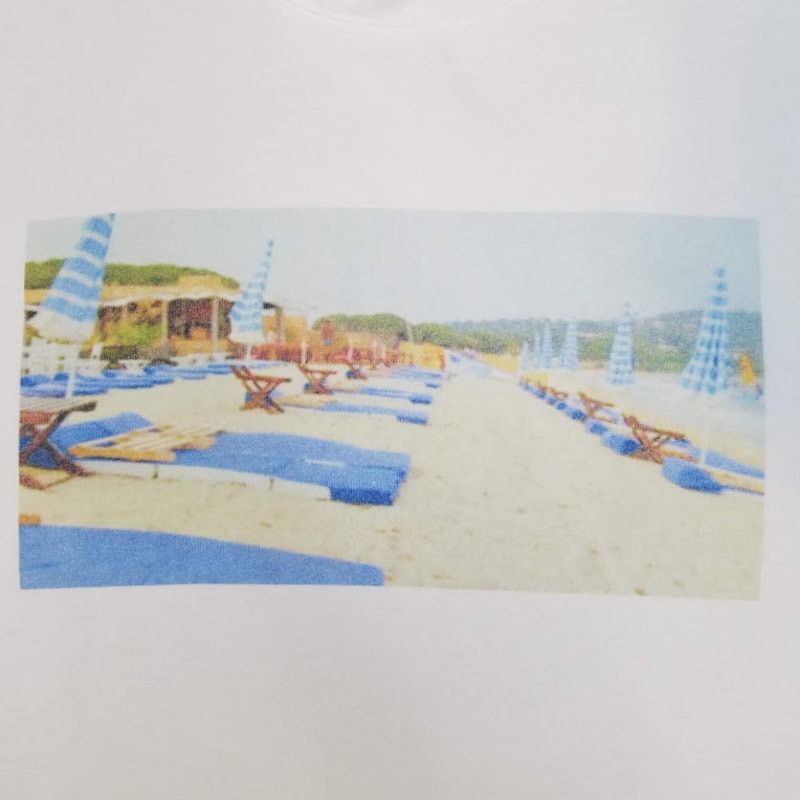 A.P.C. Graphic short sleeve t shirt M vintage beach photo white Size US M / EU 48-50 / 2 - 2 Thumbnail