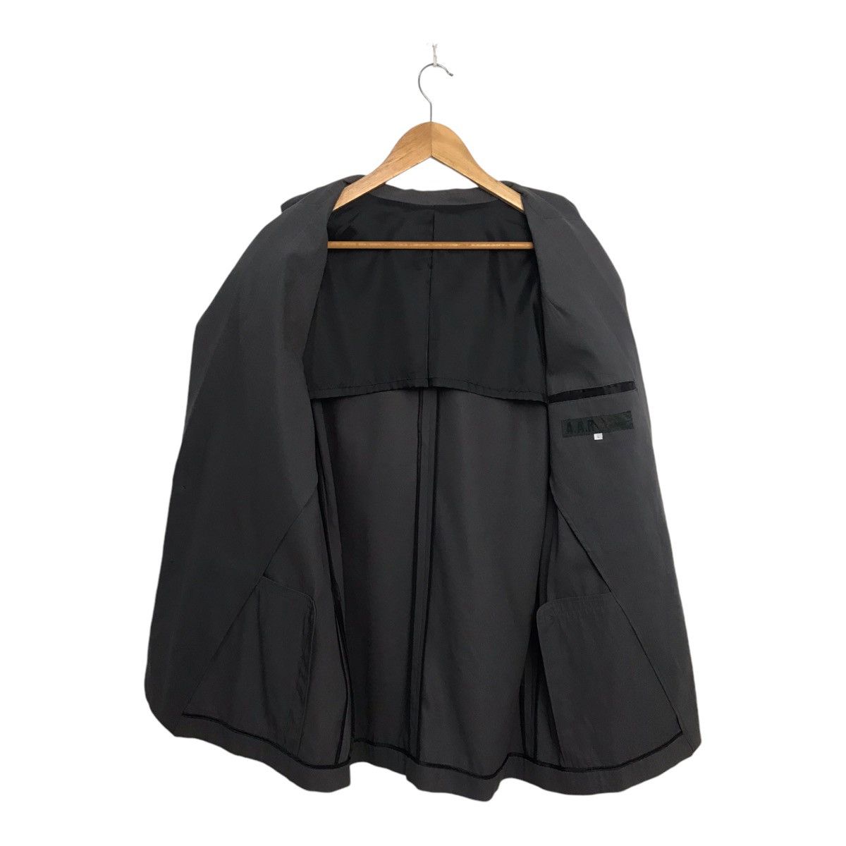 Yohji Yamamoto Yohji Yamamoto Dark Grey 2 Button Blazer/Jacket Size 44R - 4 Thumbnail