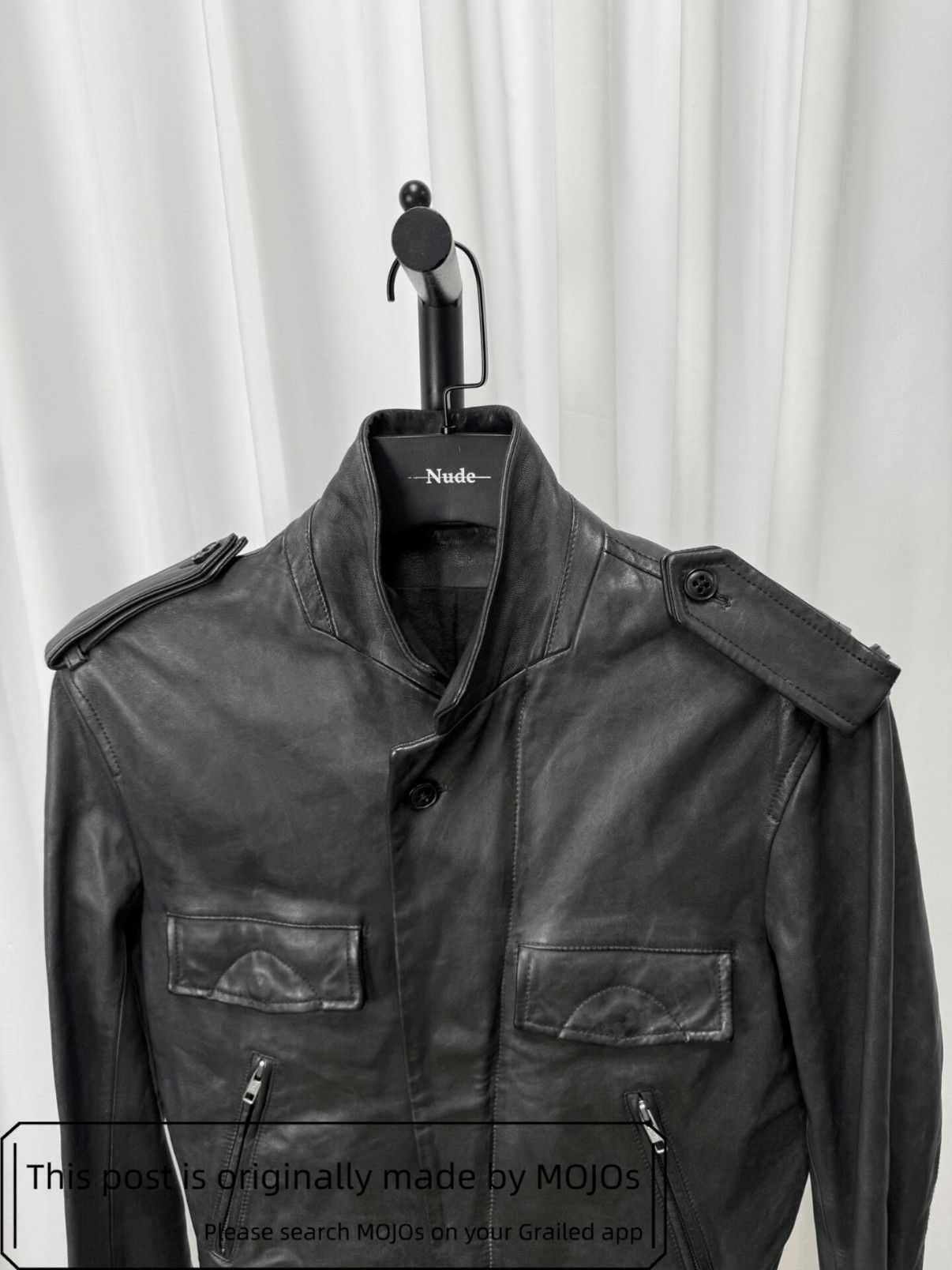 Ann Demeulemeester Ann Demeulemeester 06AW Leather Bike Jacket mojos12132053 Size US S / EU 44-46 / 1 - 4 Thumbnail