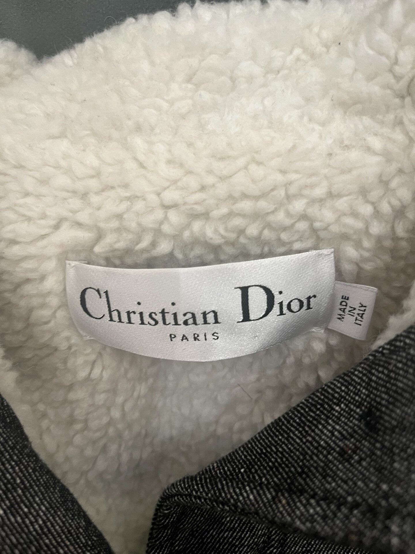 Dior gray dior jacket with shearling collar Size US L / EU 52-54 / 3 - 2 Thumbnail