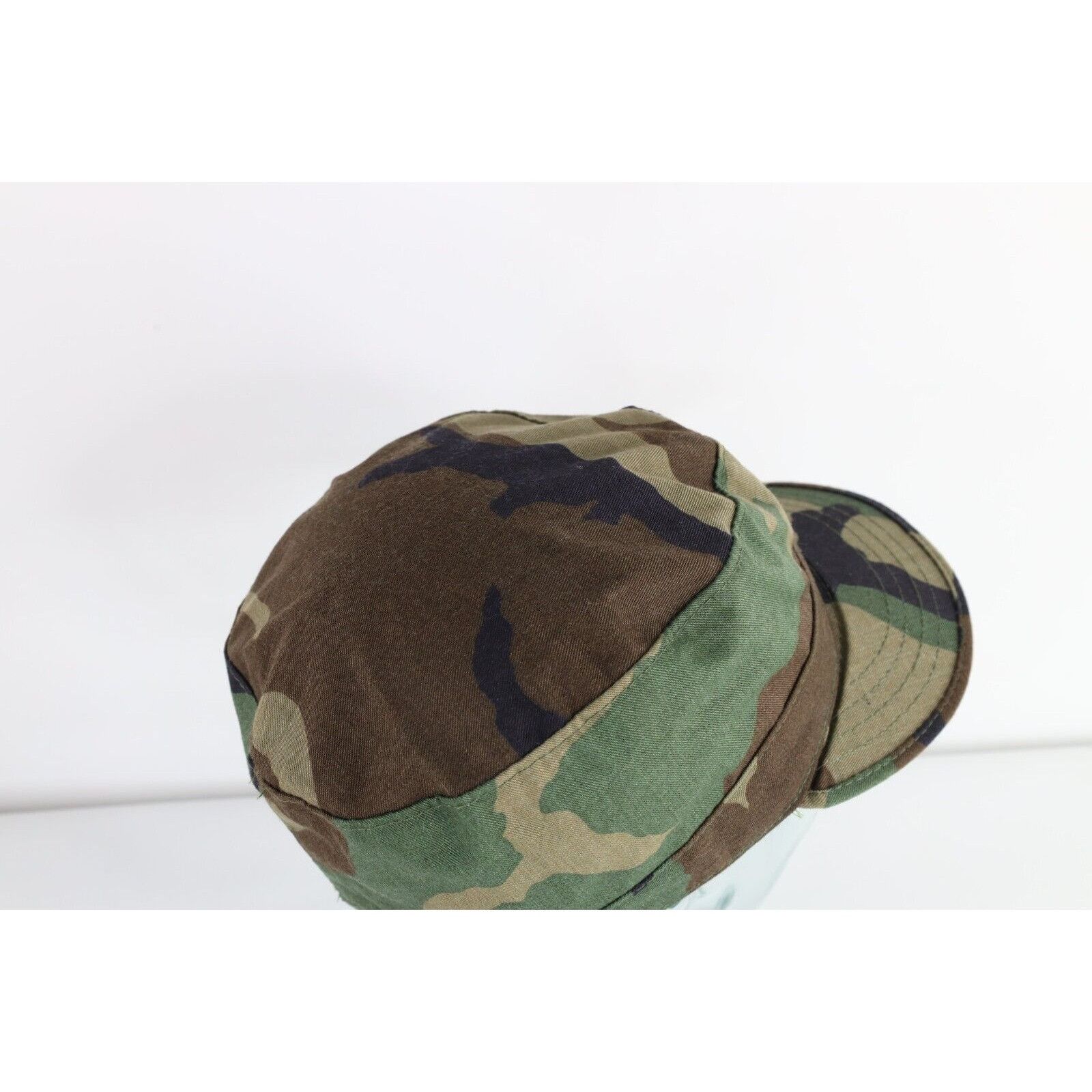 Vintage Vintage 80s Military Issue Camouflage Combat Field Cap Hat Size ONE SIZE - 5 Thumbnail