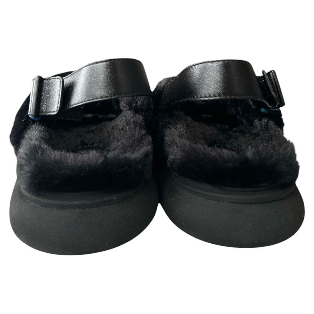 Moncler MONCLER Solarisse Faux Fur Slingback Sandals, IT37/US7 Size US 7 / IT 37 - 8 Thumbnail