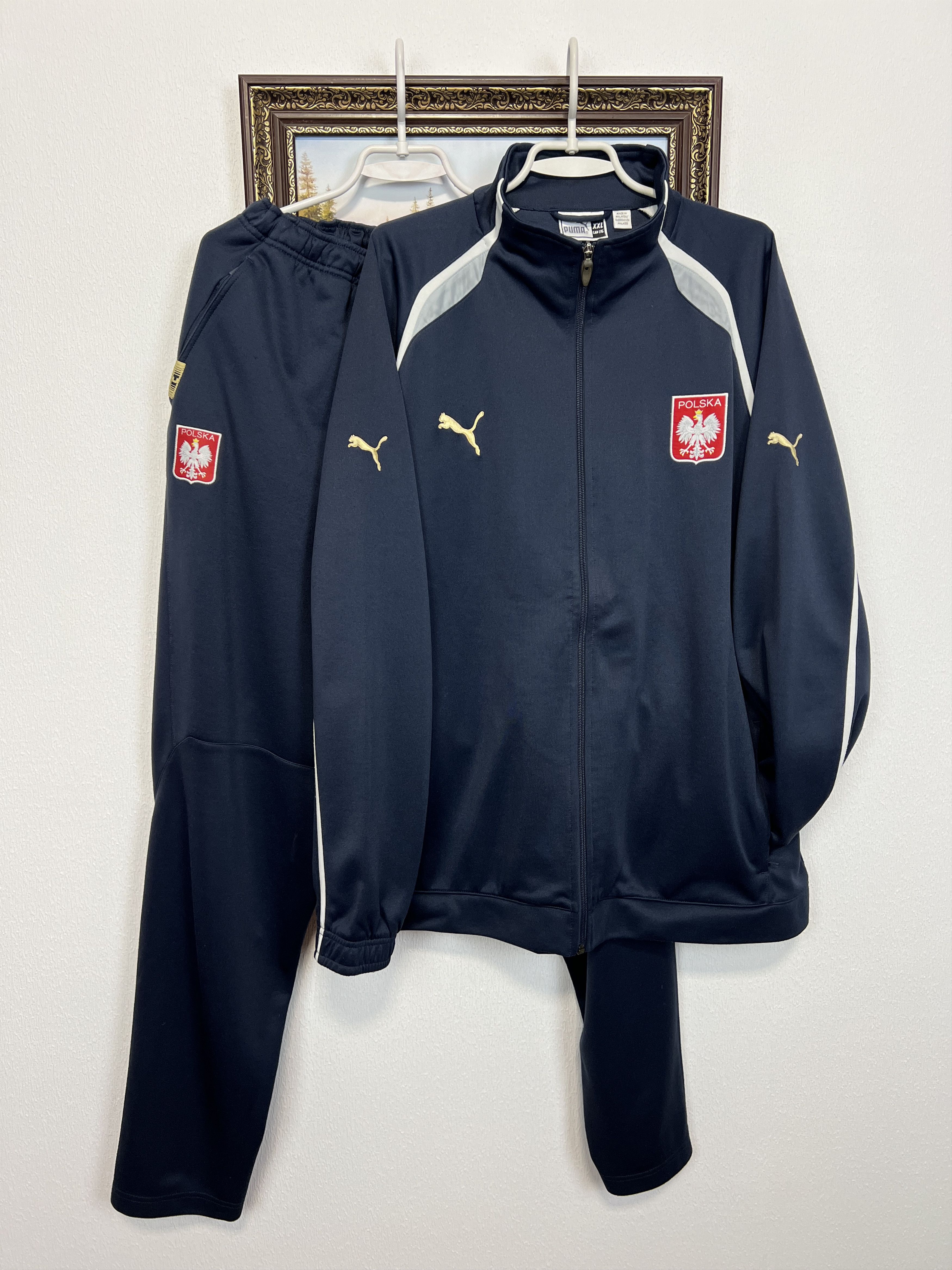 Puma × Vintage Vintage Puma Tracksuit Nylon Jacket Pants Set Y2K