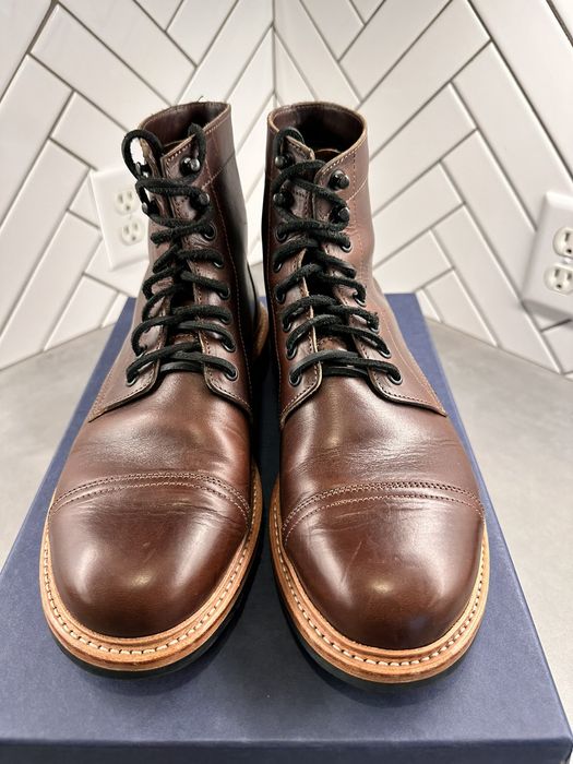 Oak Street Bootmakers Oak Street x ButterScotch - 93 Cap Toe Trench ...