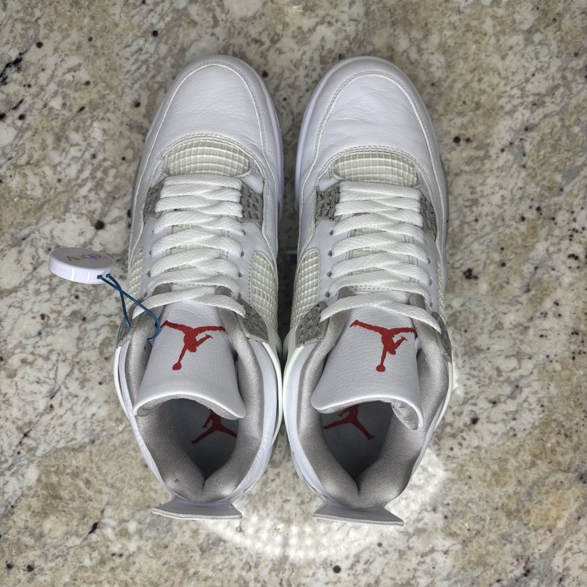 Jordan Brand Size 10.5-Jordan 4 Retro White Oreo (2021) CLEAN W/Box Size US 10.5 / EU 43-44 - 6 Thumbnail