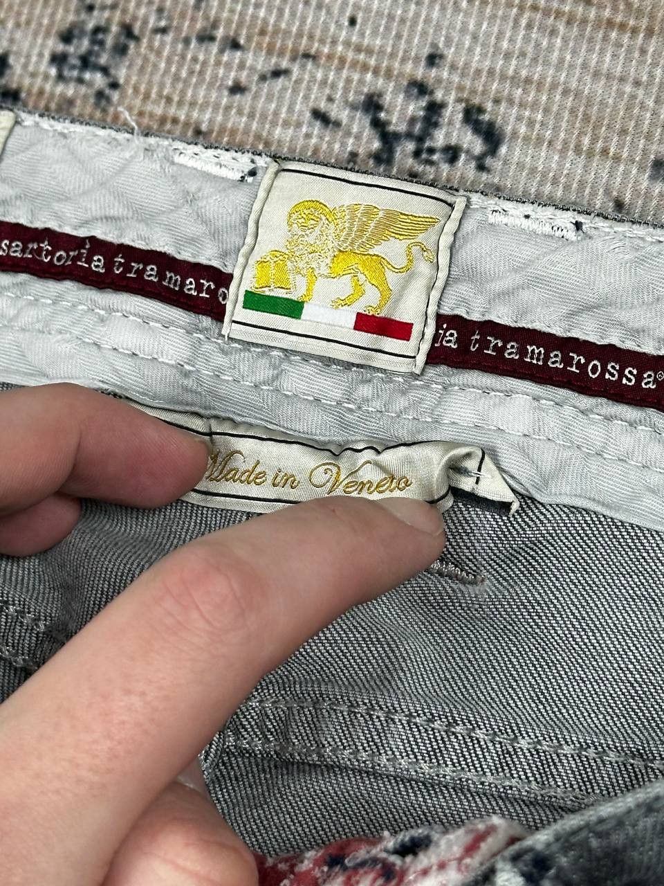 Other RRP250$ Sartoria Tramarossa 1967 Luxury Grey Italian Denim Size US 30 / EU 46 - 9 Thumbnail
