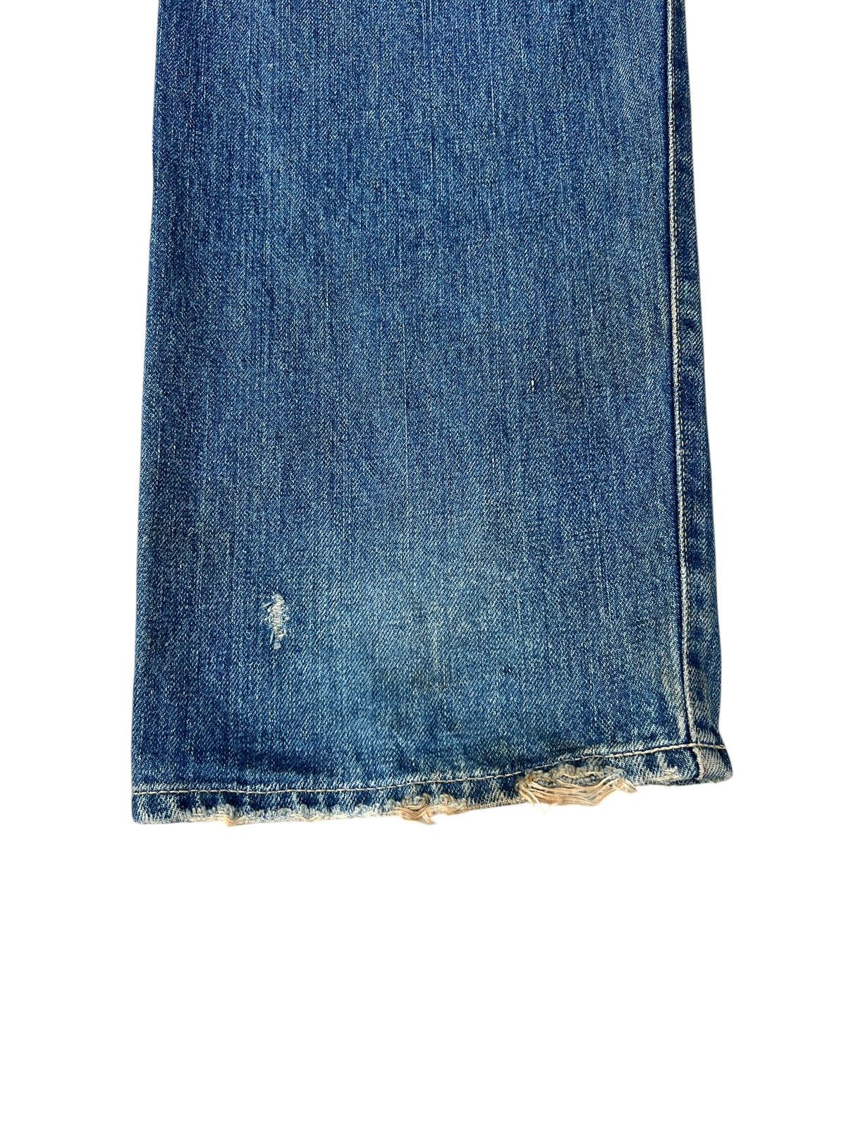 WHIZ LIMITED Whiz Limited Japan Ripped Distress Denim Selvedge Jeans Size US 32 / EU 48 - 18 Thumbnail